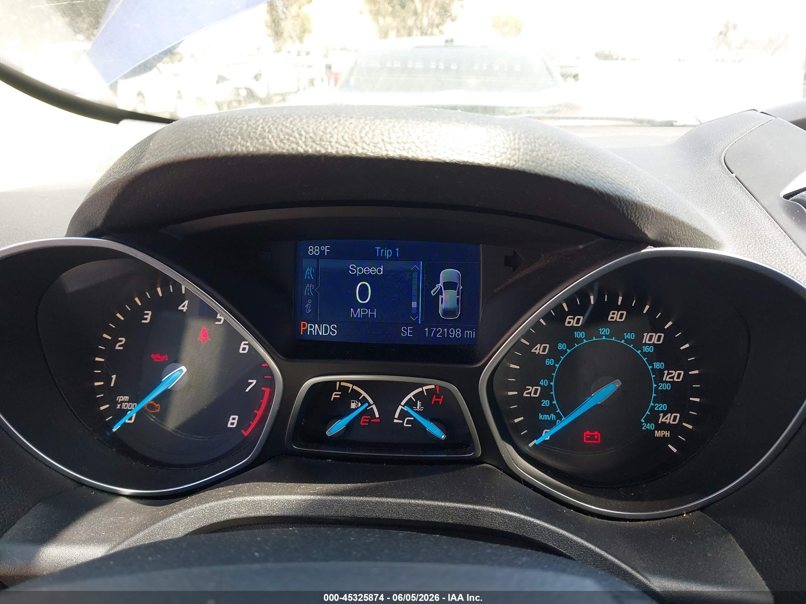 2014 Ford Escape S Синий vin: 1FMCU0F7XEUE00777