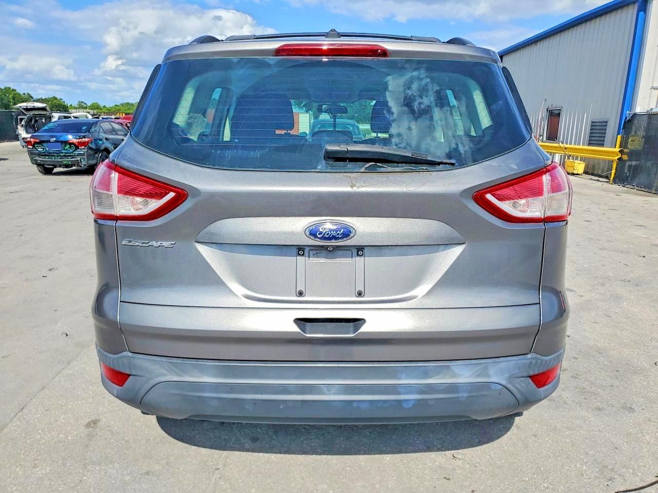 2014 Ford Escape S Gray vin: 1FMCU0F7XEUE07292