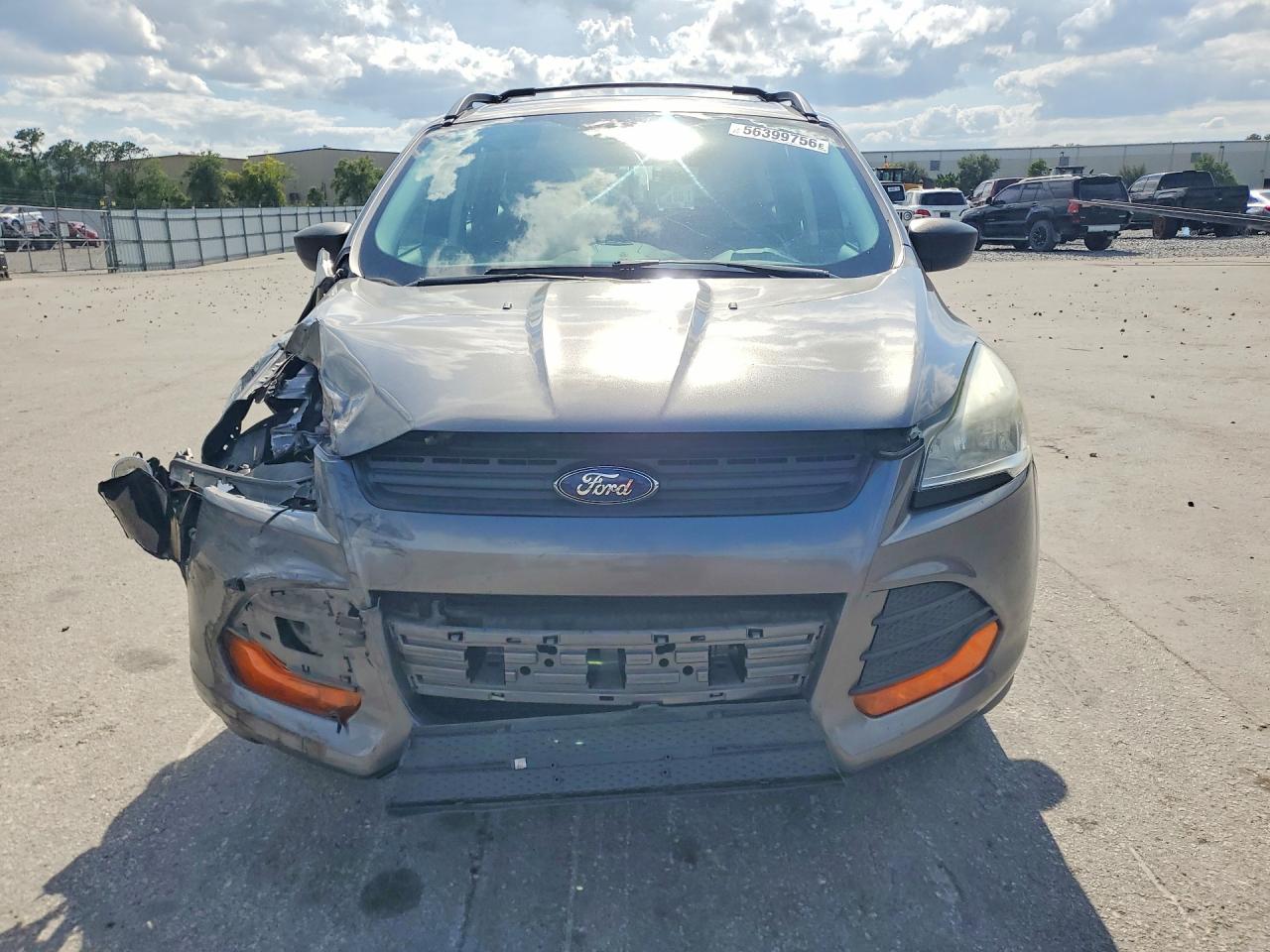 2014 Ford Escape S Gray vin: 1FMCU0F7XEUE07292