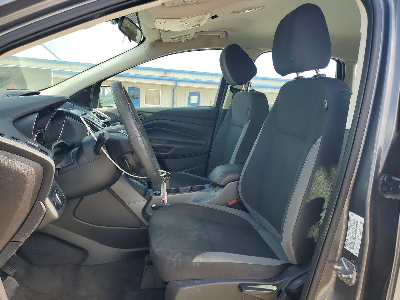 2014 Ford Escape S Gray vin: 1FMCU0F7XEUE07292