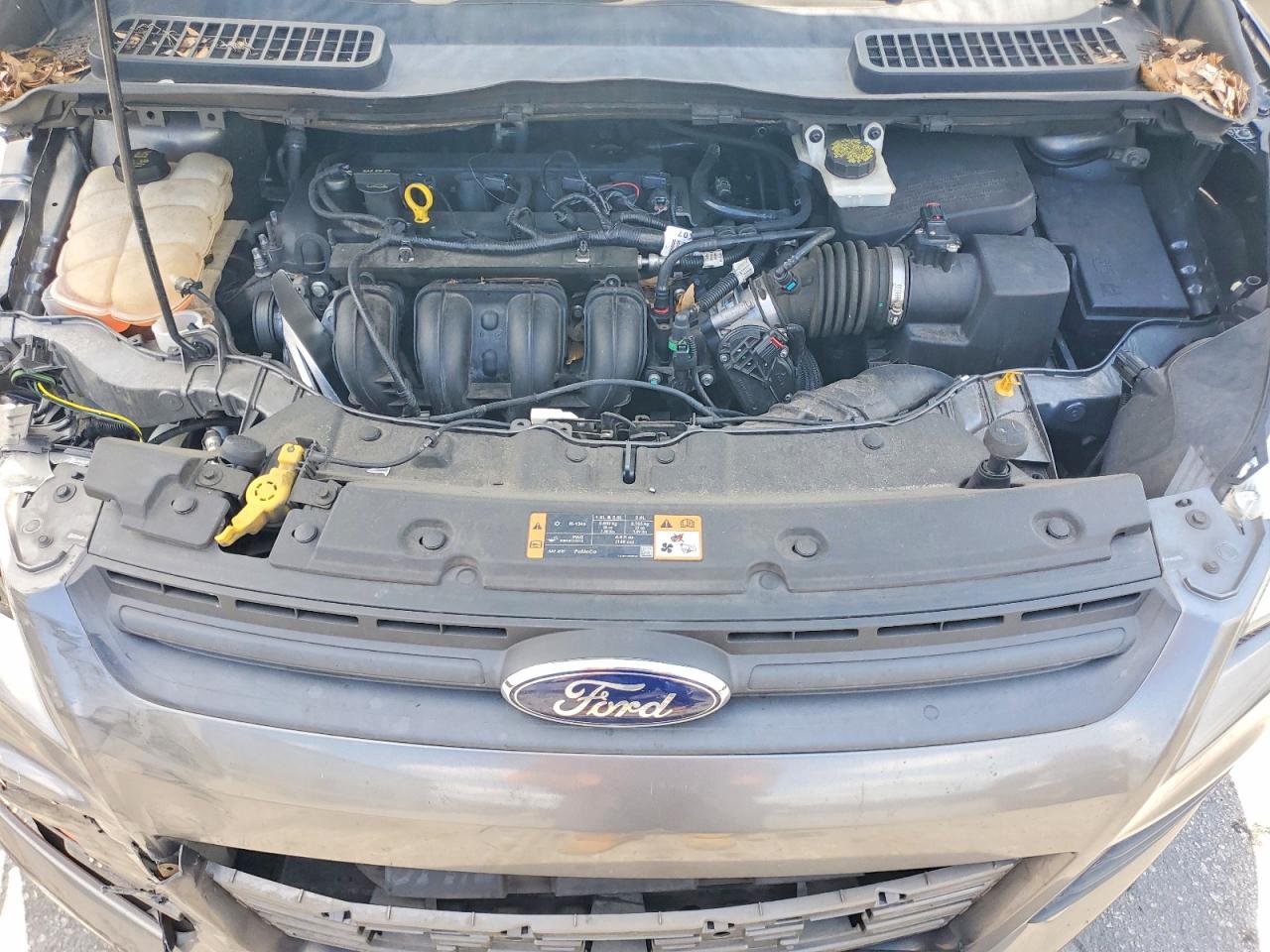 2014 Ford Escape S Gray vin: 1FMCU0F7XEUE07292