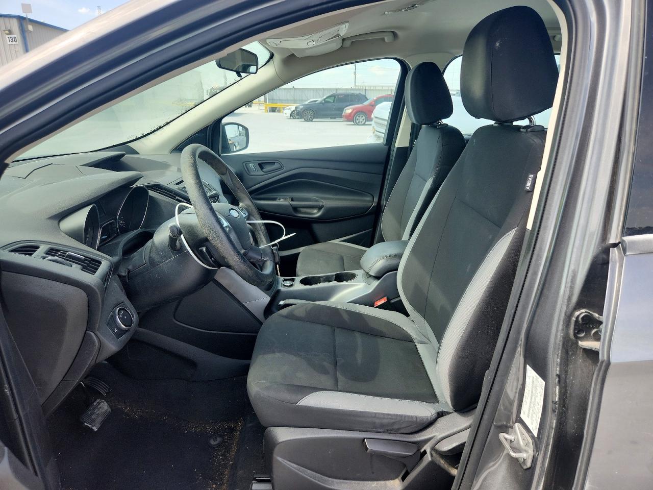 2014 Ford Escape S Gray vin: 1FMCU0F7XEUE11584