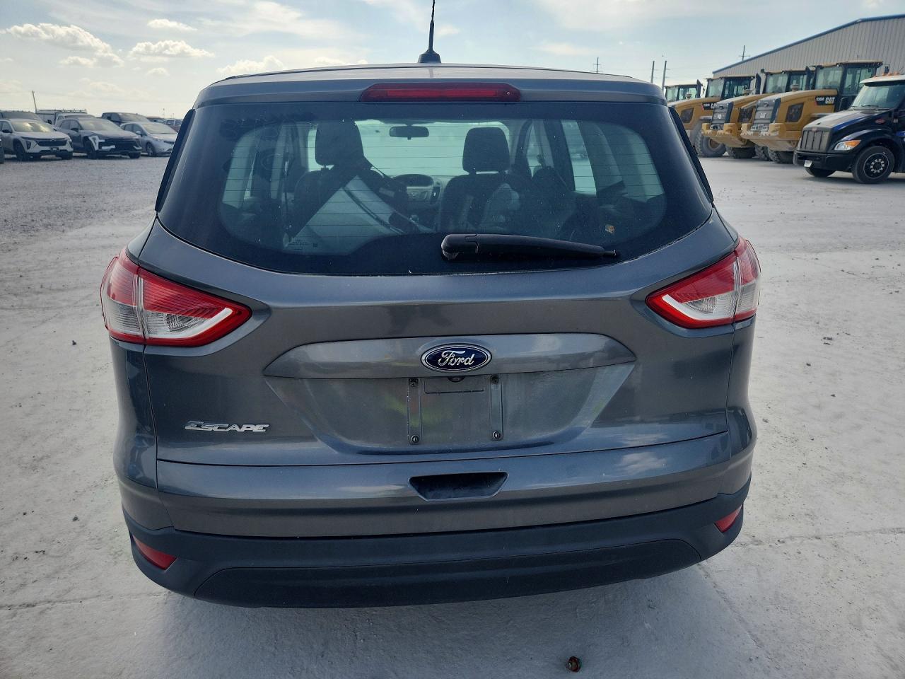 2014 Ford Escape S Gray vin: 1FMCU0F7XEUE11584