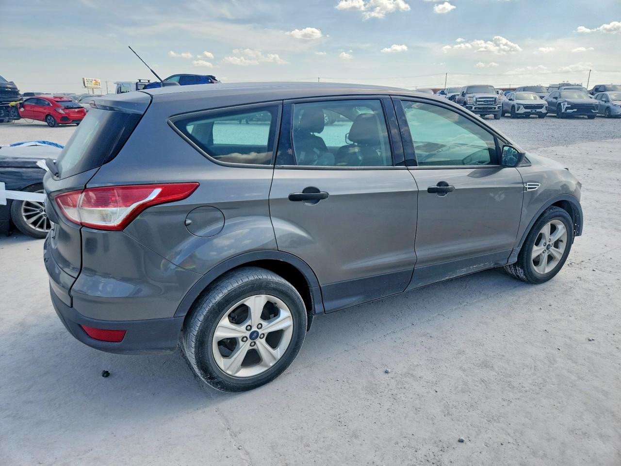 2014 Ford Escape S Gray vin: 1FMCU0F7XEUE11584