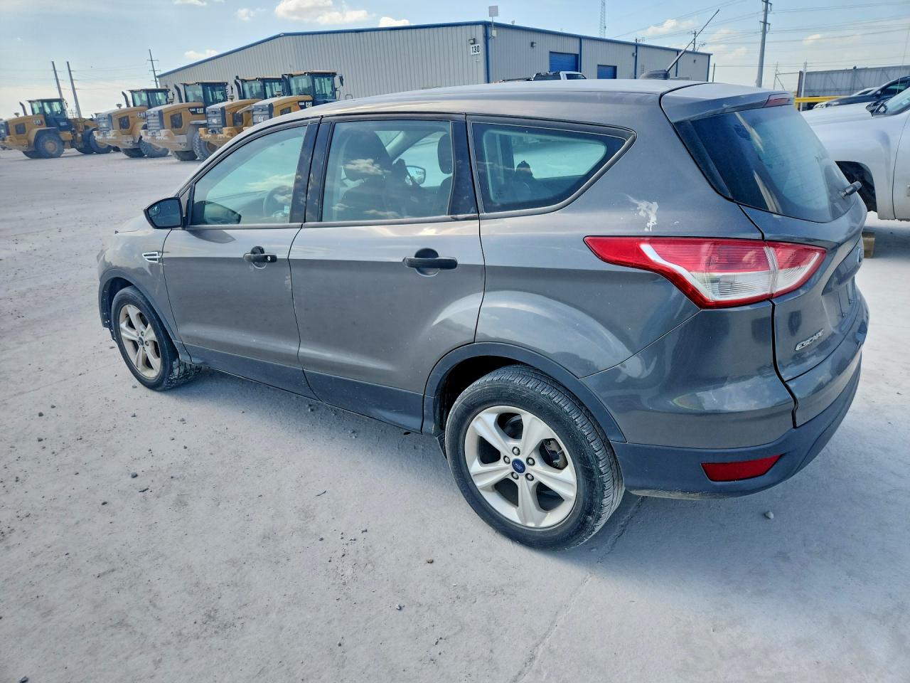2014 Ford Escape S Gray vin: 1FMCU0F7XEUE11584