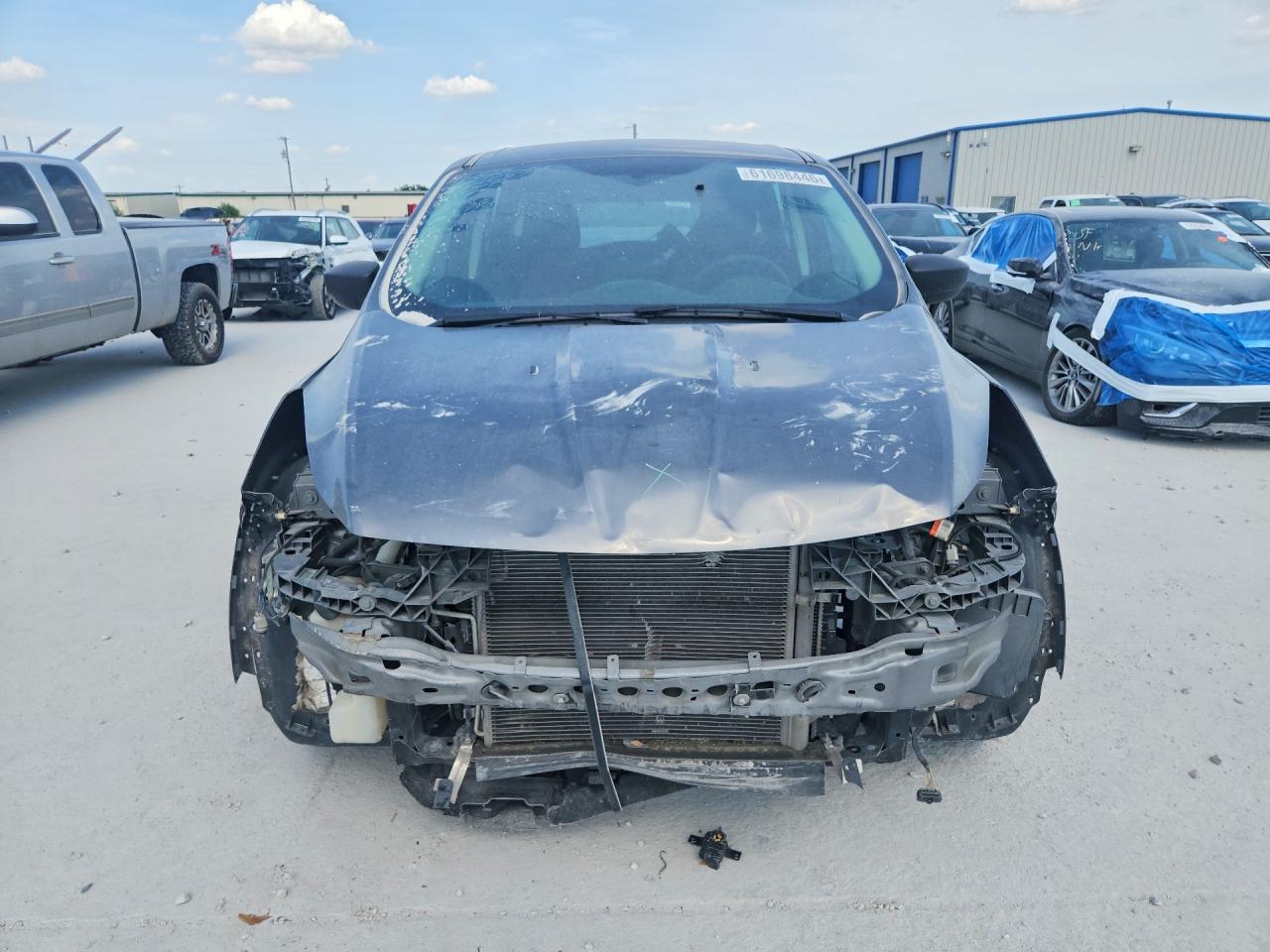 2014 Ford Escape S Gray vin: 1FMCU0F7XEUE11584