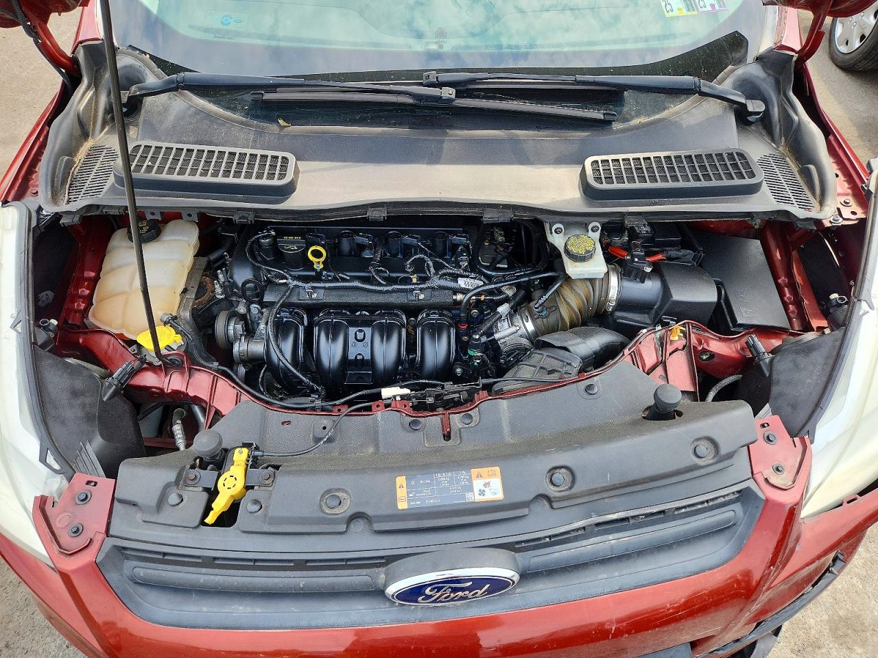 2015 Ford Escape S Orange vin: 1FMCU0F7XFUA37611