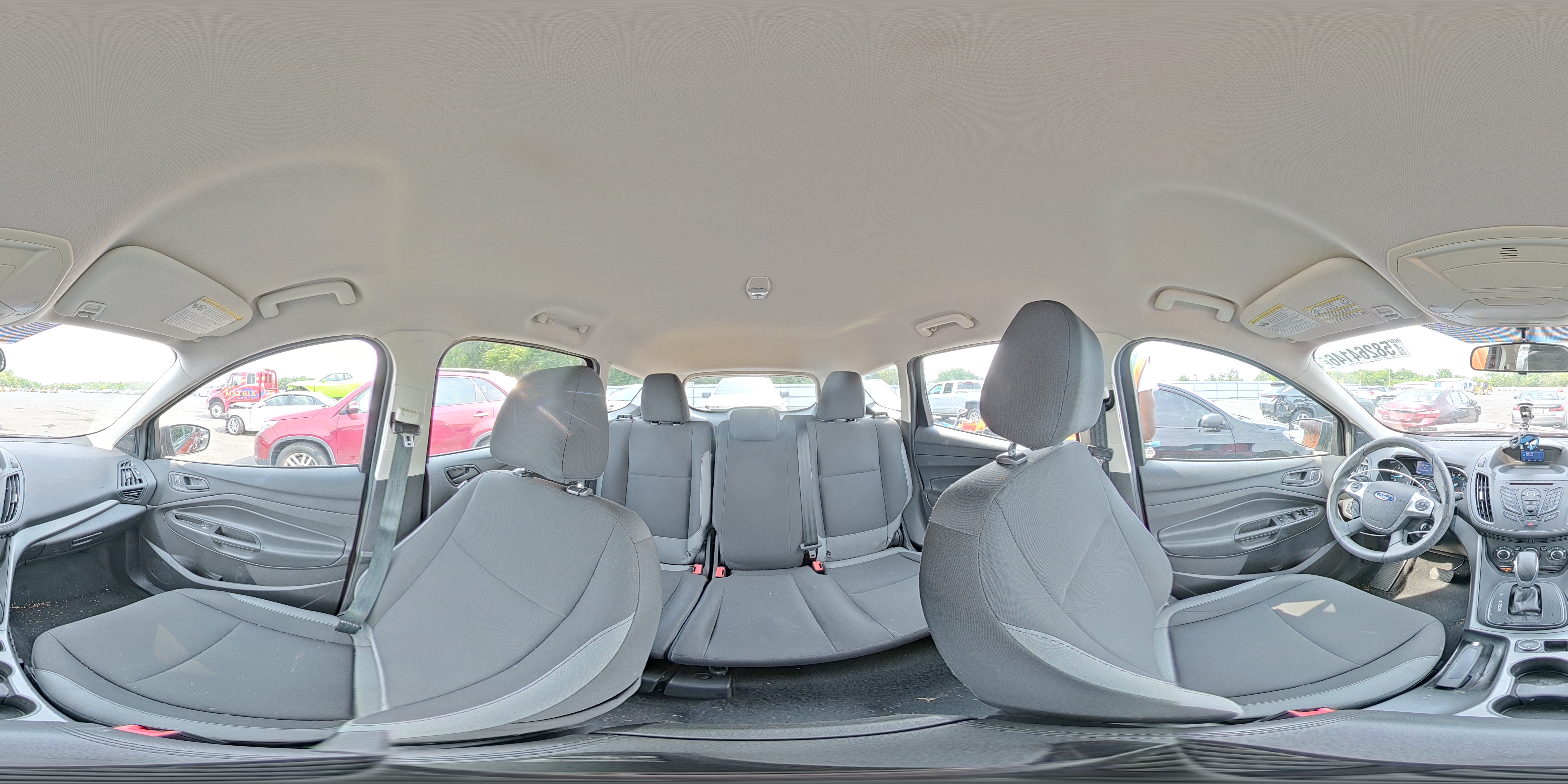 2015 Ford Escape S Orange vin: 1FMCU0F7XFUA37611