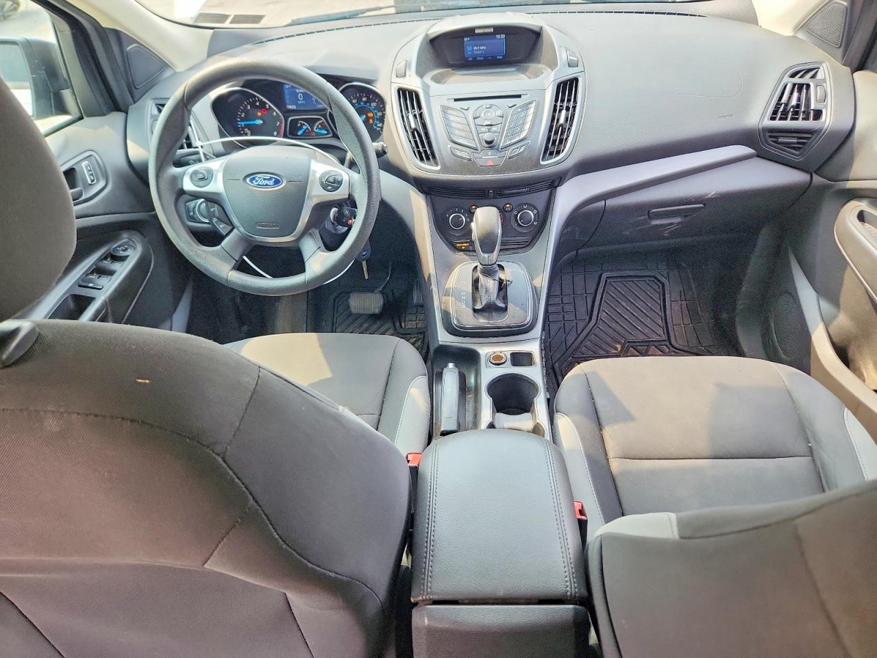 2015 Ford Escape S White vin: 1FMCU0F7XFUB47042