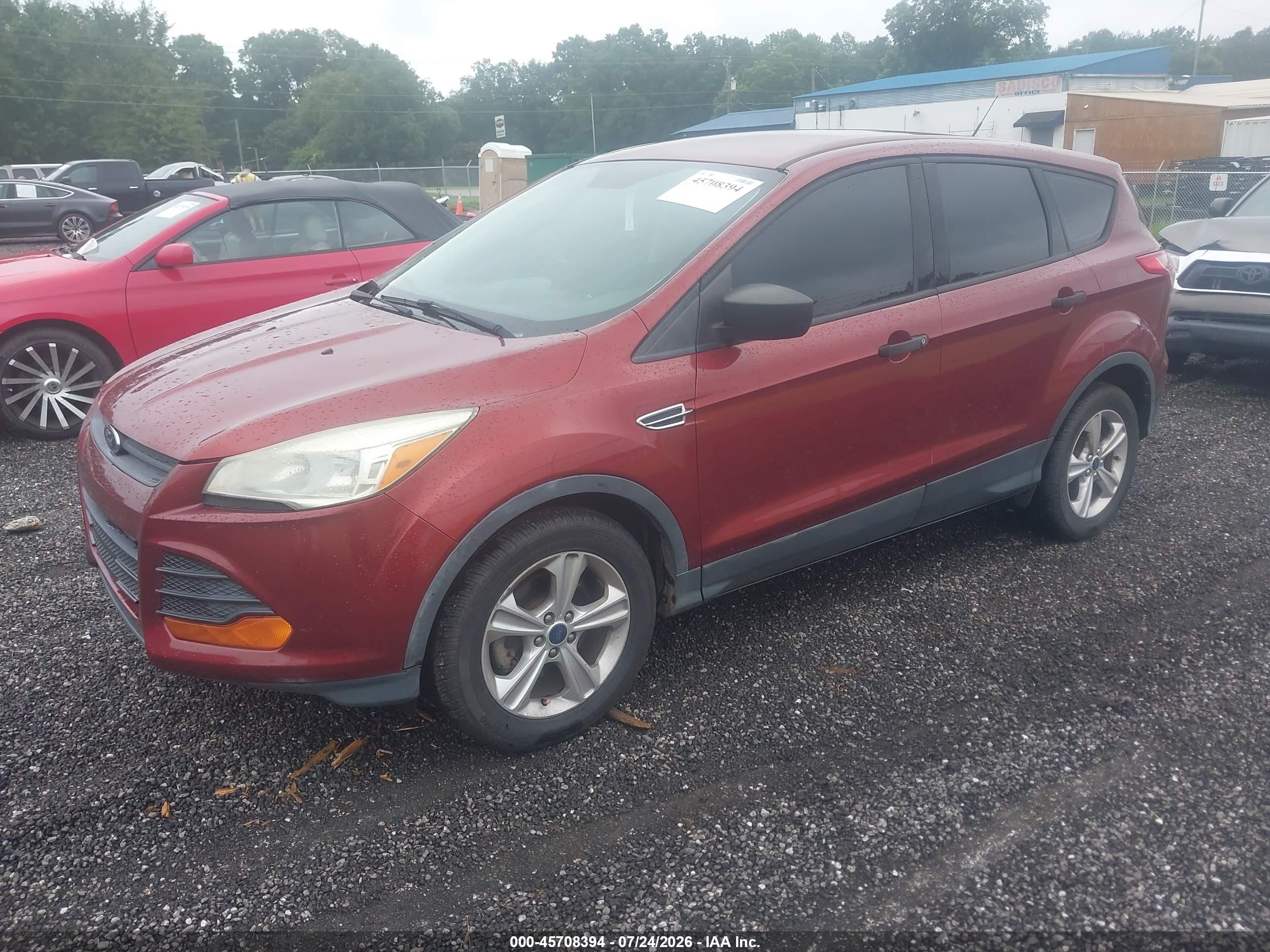 2015 Ford Escape S Maroon vin: 1FMCU0F7XFUC32642