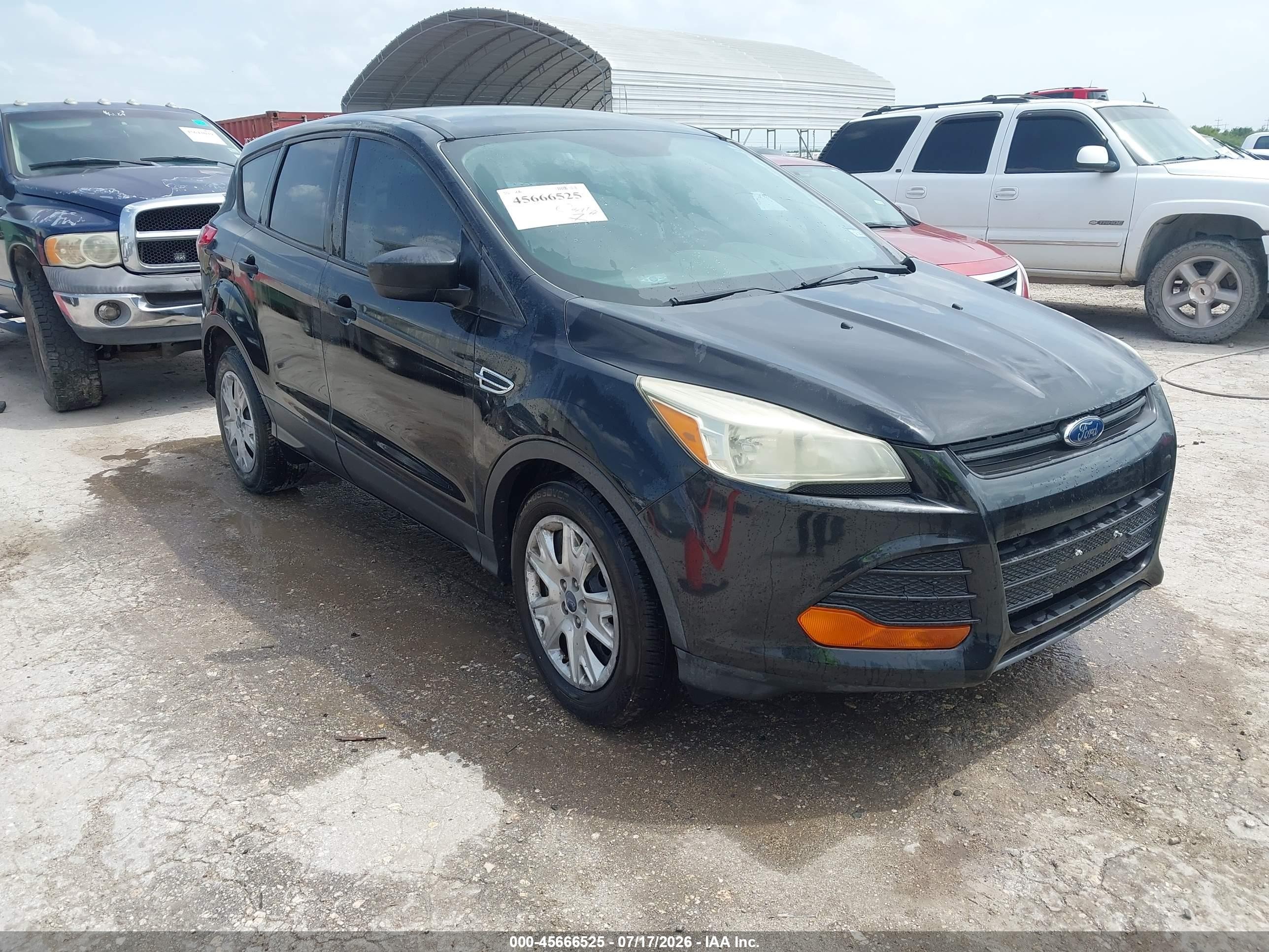2015 Ford Escape S Black vin: 1FMCU0F7XFUC61607