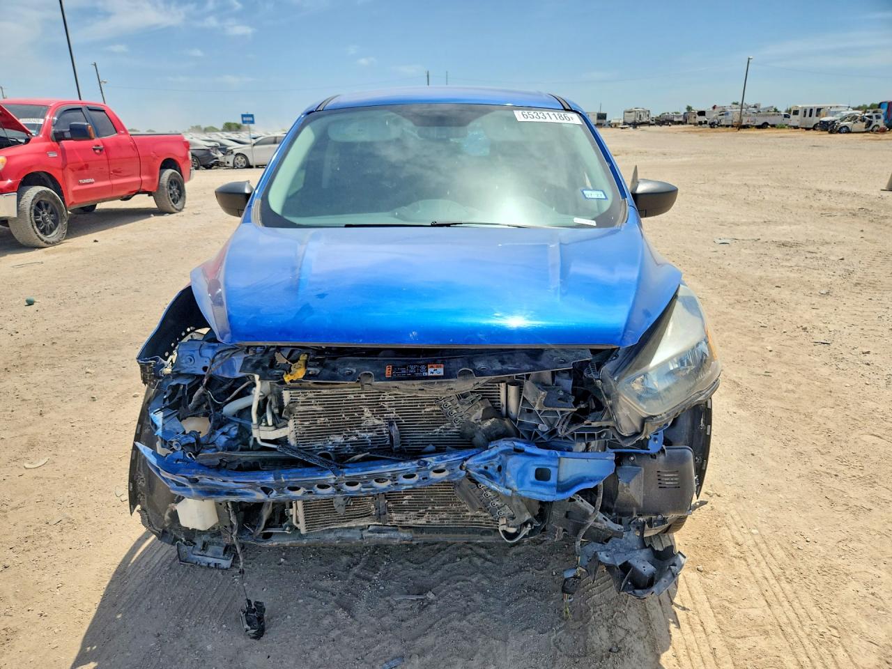 2019 Ford Escape S Blue vin: 1FMCU0F7XKUB26802