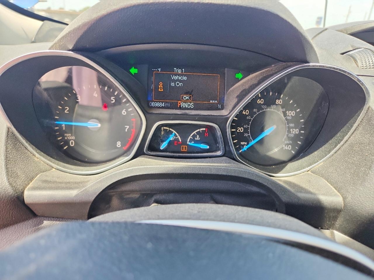 2019 Ford Escape S Blue vin: 1FMCU0F7XKUB26802