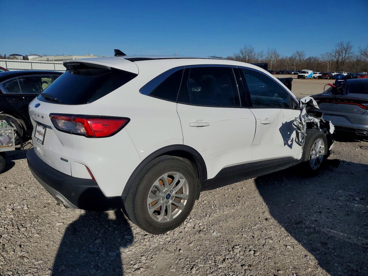 2020 Ford Escape Se White vin: 1FMCU0G60LUB44748