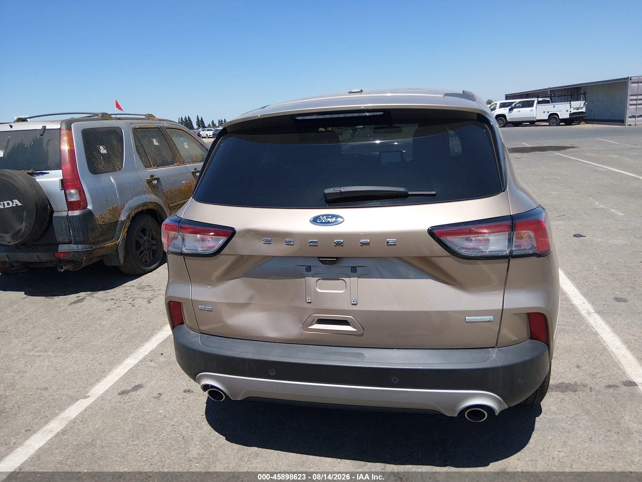 2020 Ford Escape Se Gold vin: 1FMCU0G60LUC01286