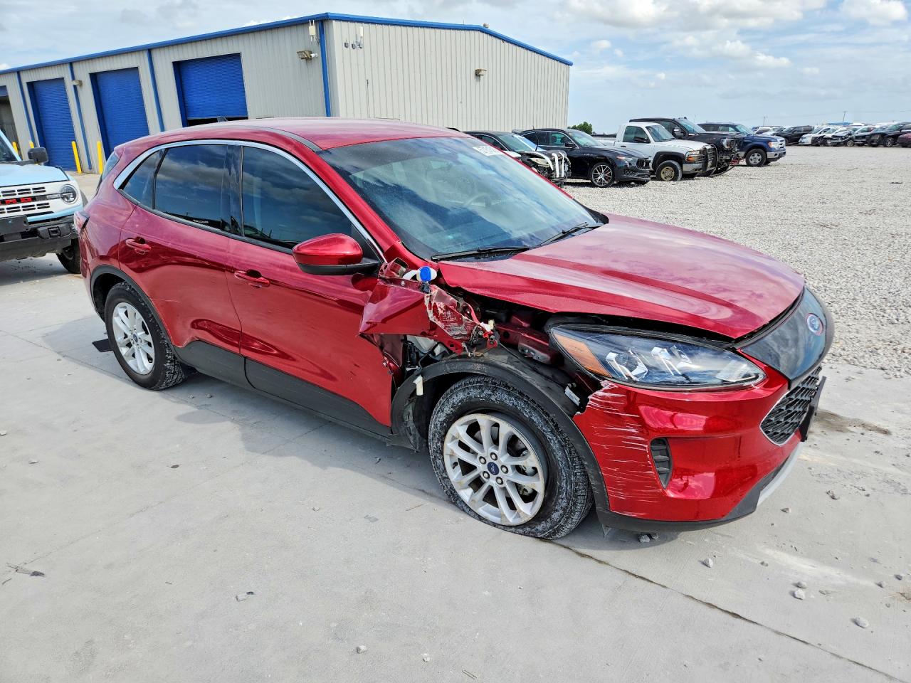 2020 Ford Escape Se Красный vin: 1FMCU0G61LUA32217