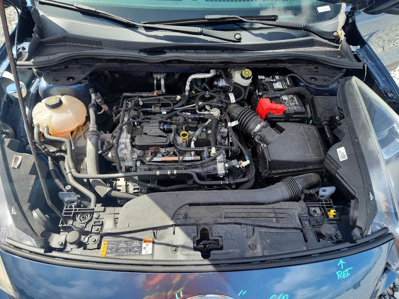 2020 Ford Escape Se Blue vin: 1FMCU0G61LUC66003