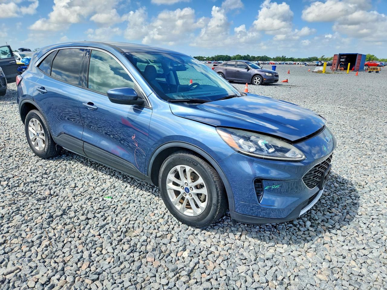 2020 Ford Escape Se Blue vin: 1FMCU0G61LUC66003