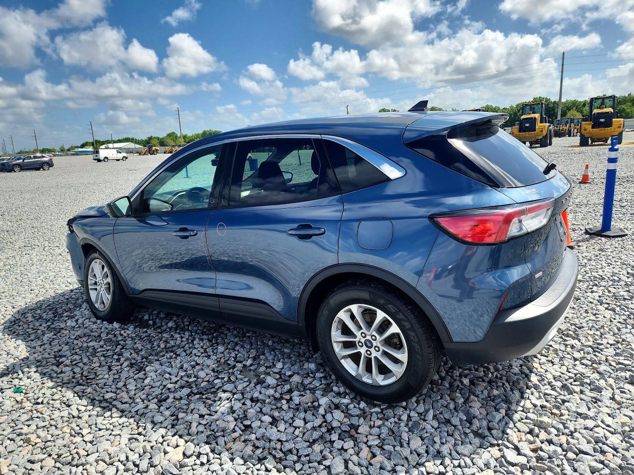 2020 Ford Escape Se Blue vin: 1FMCU0G61LUC66003