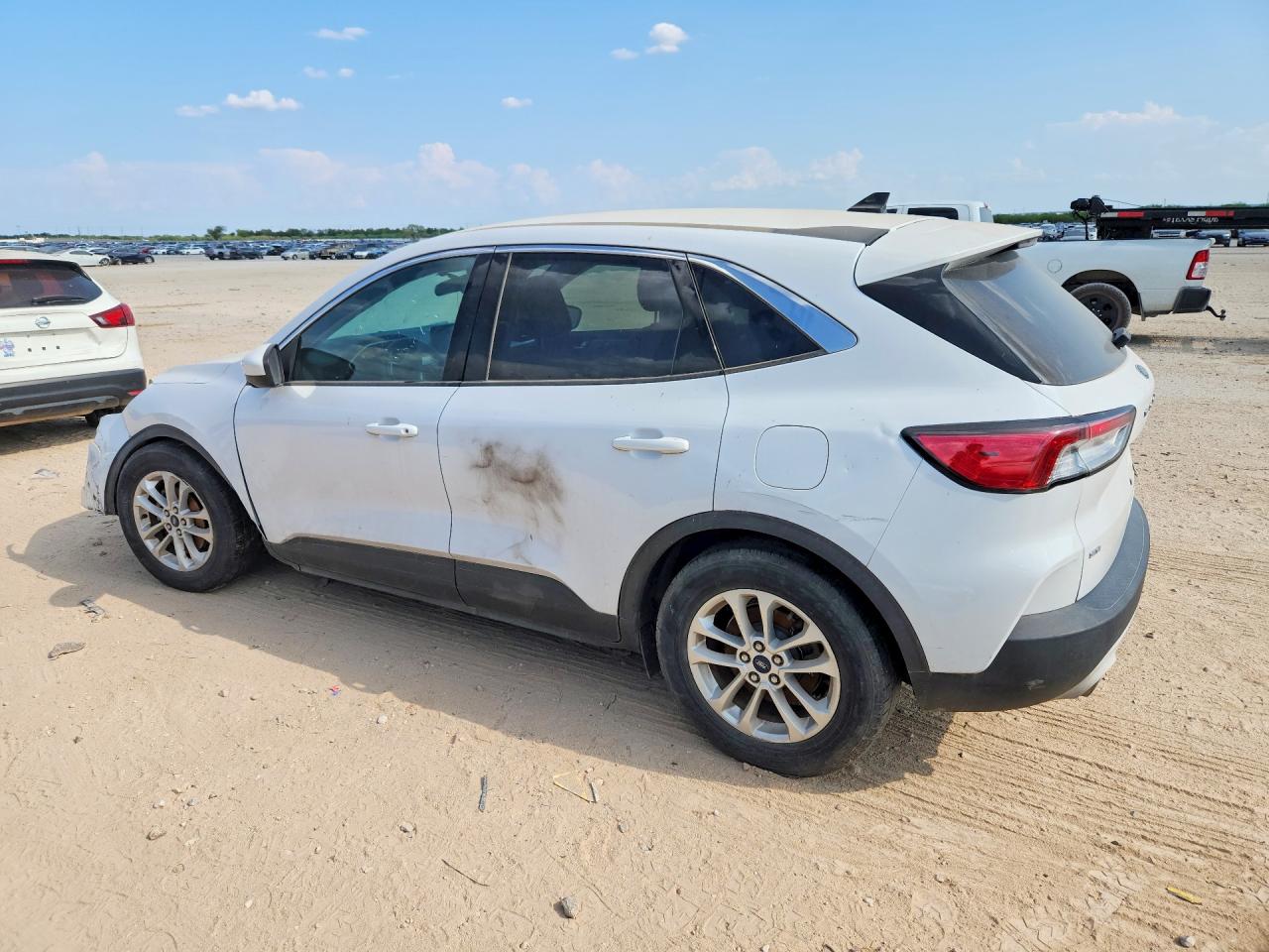 2020 Ford Escape Se White vin: 1FMCU0G62LUA12705