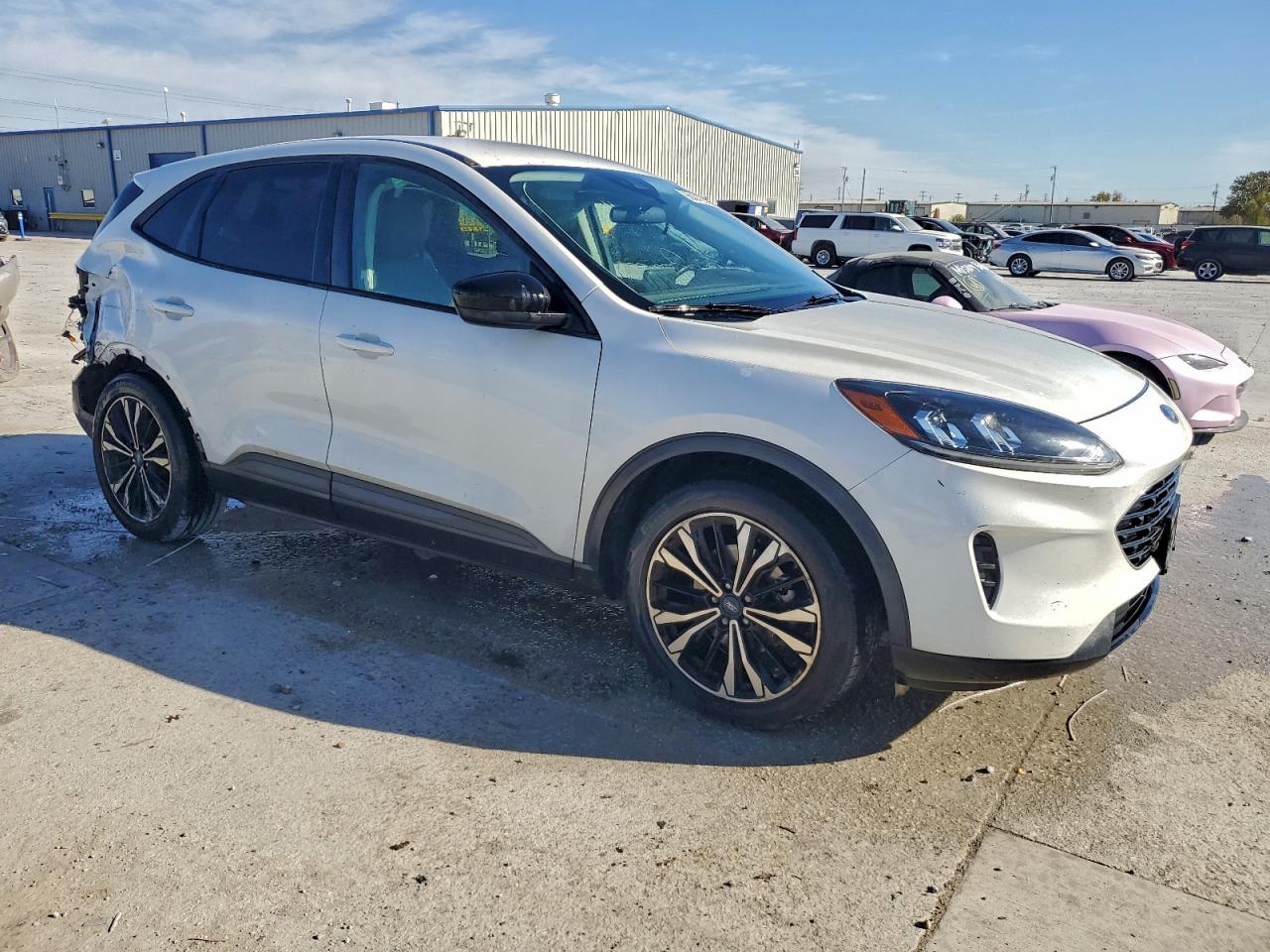 2021 Ford Escape Se White vin: 1FMCU0G63MUA03299