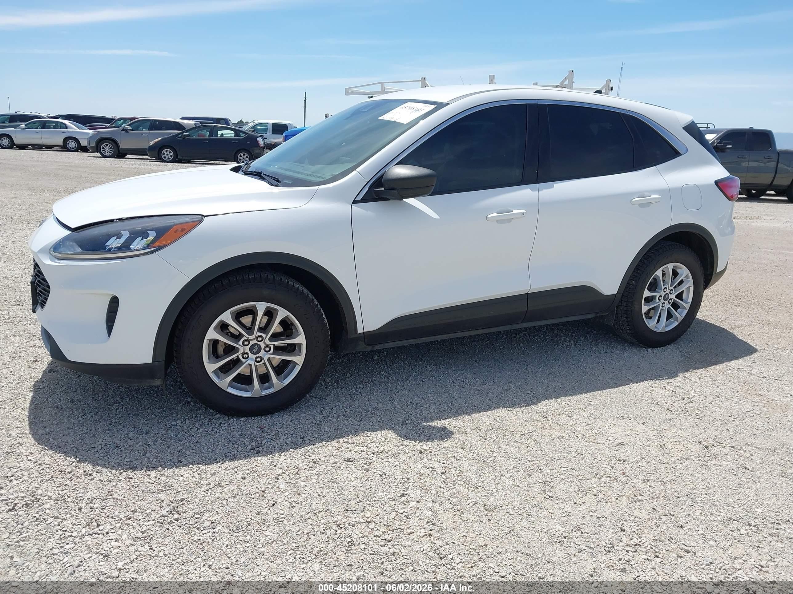 2022 Ford Escape Se White vin: 1FMCU0G63NUB48831