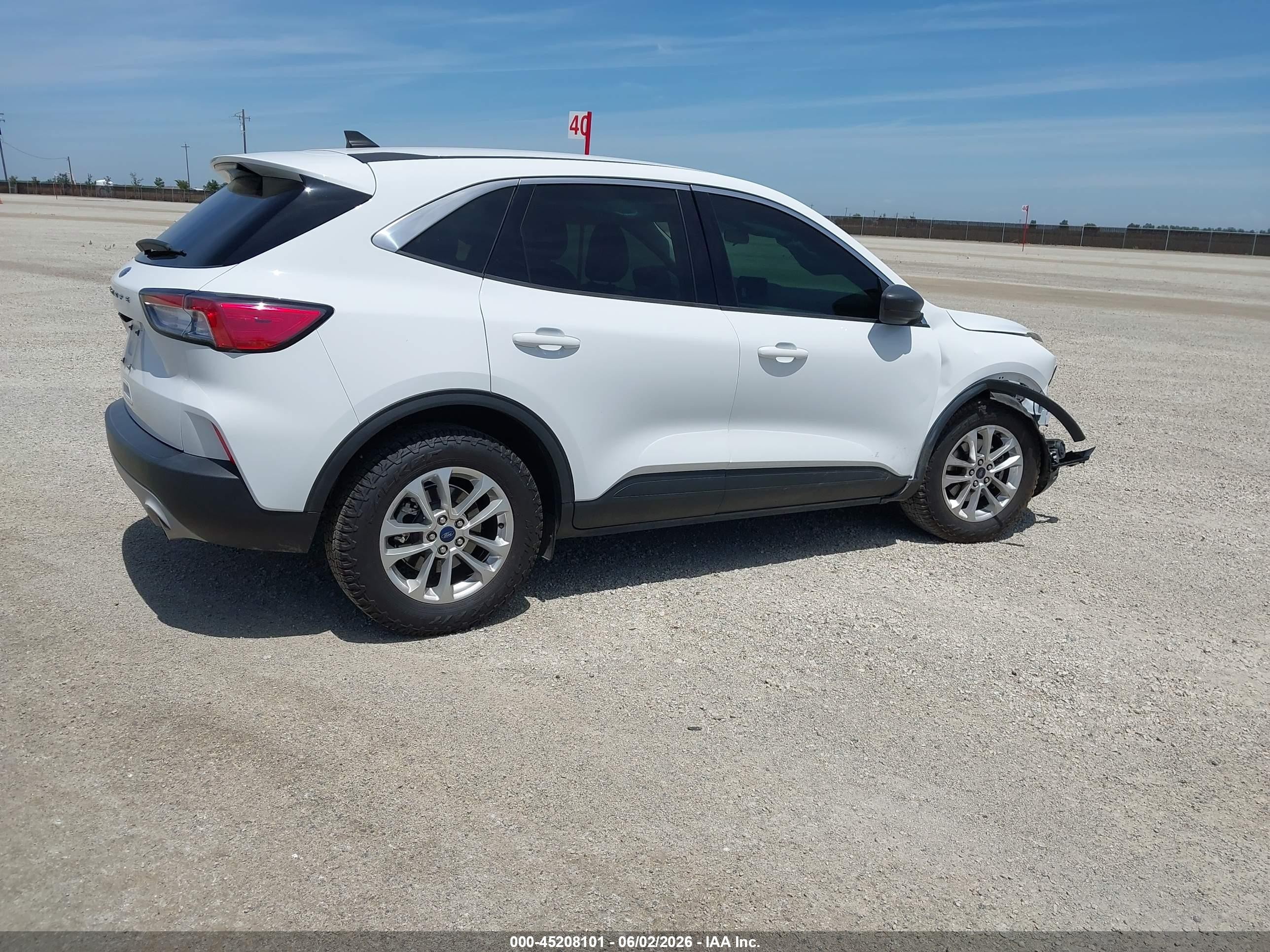 2022 Ford Escape Se White vin: 1FMCU0G63NUB48831