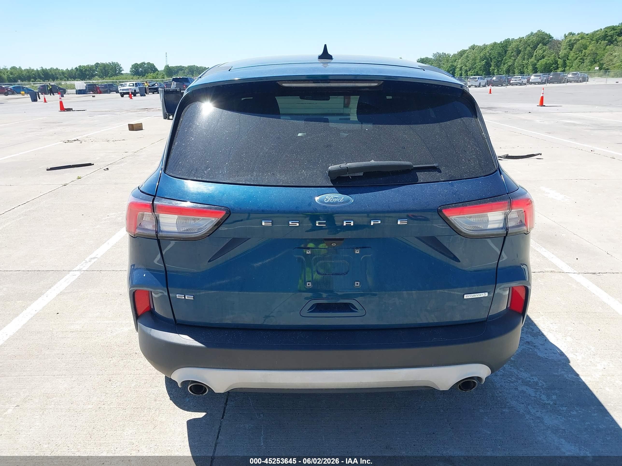 2020 Ford Escape Se Blue vin: 1FMCU0G64LUB28729