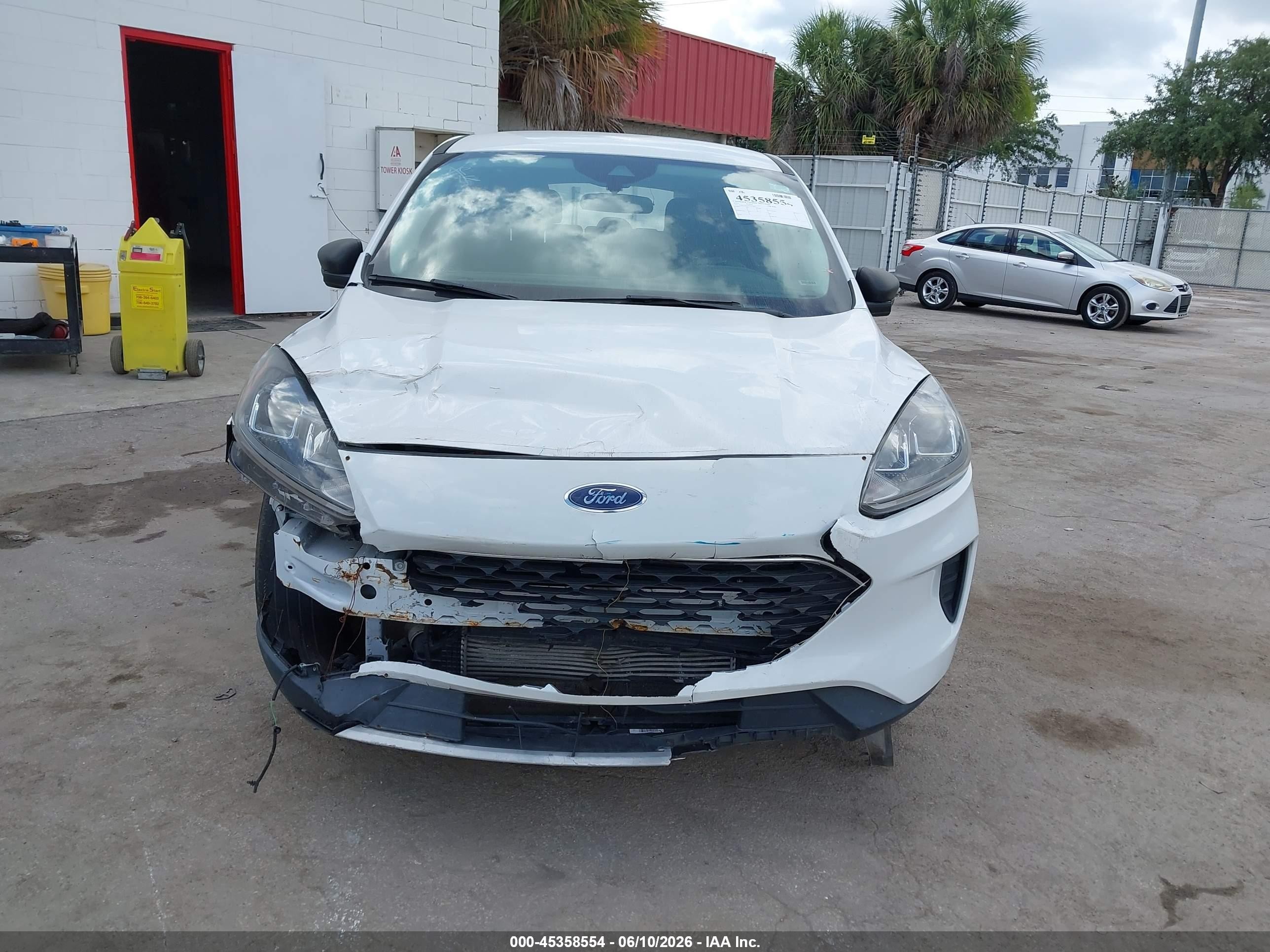 2022 Ford Escape Se White vin: 1FMCU0G67NUA25873