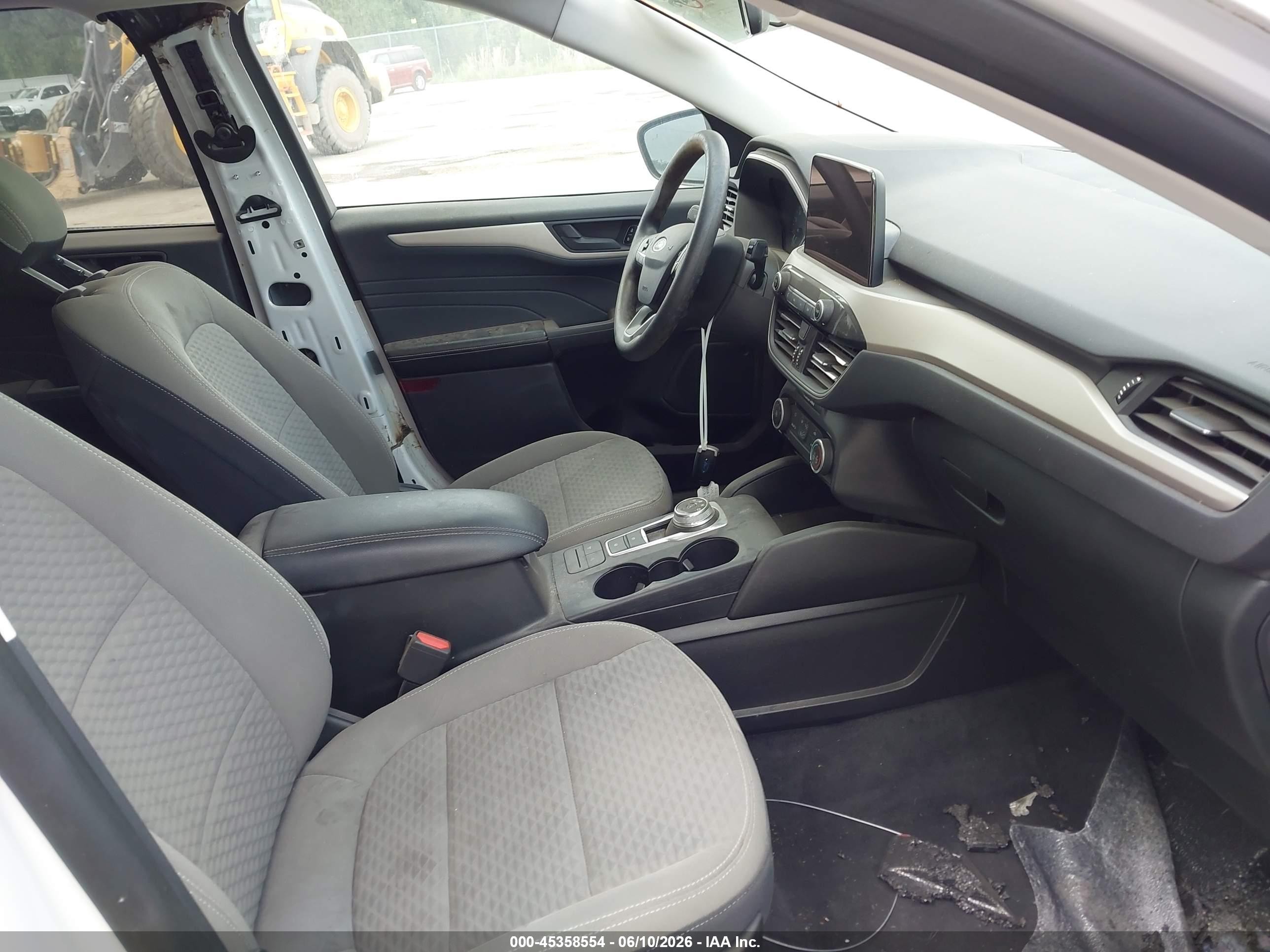 2022 Ford Escape Se White vin: 1FMCU0G67NUA25873