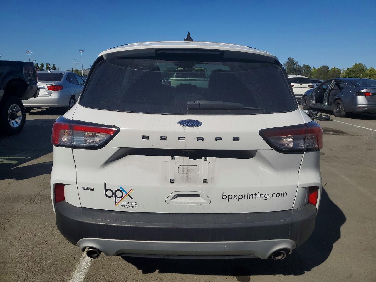 2022 Ford Escape Se White vin: 1FMCU0G67NUB63204