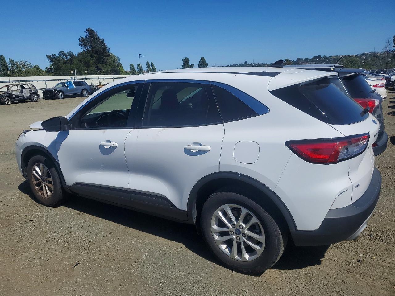 2022 Ford Escape Se White vin: 1FMCU0G67NUB63204