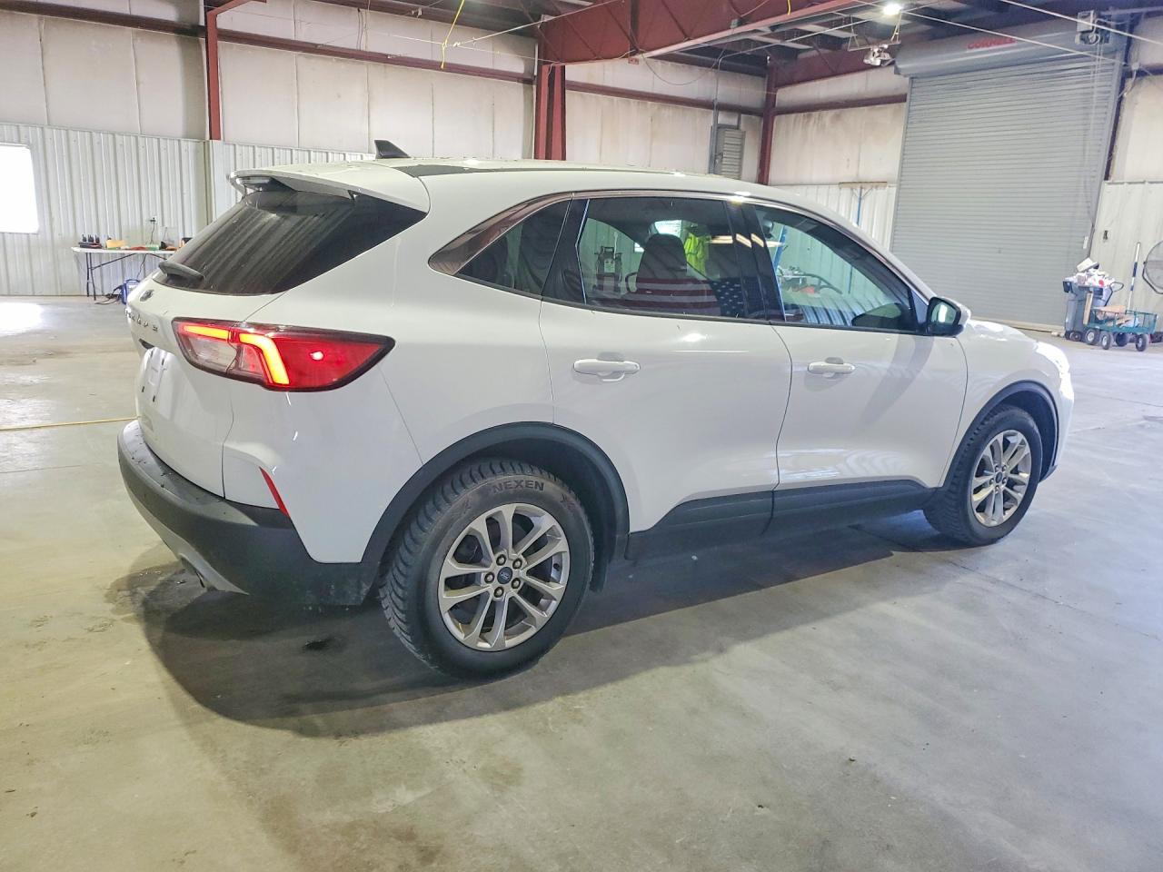 2021 Ford Escape Se White vin: 1FMCU0G68MUA61022