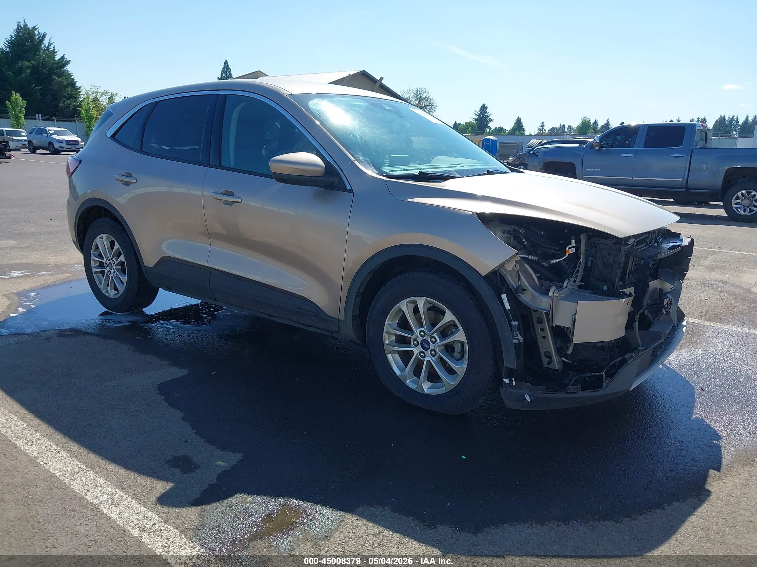 2020 Ford Escape Se Бежевый vin: 1FMCU0G6XLUB13345