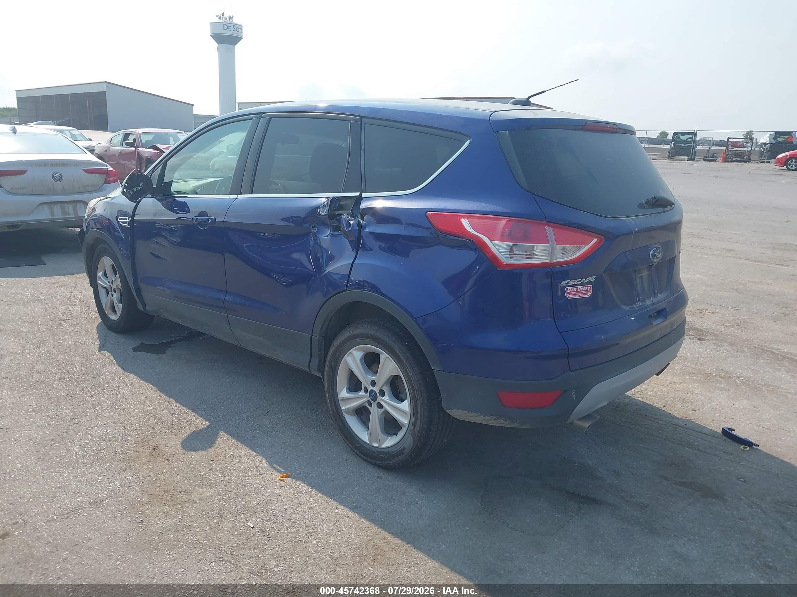2015 Ford Escape Se Blue vin: 1FMCU0G70FUA28172