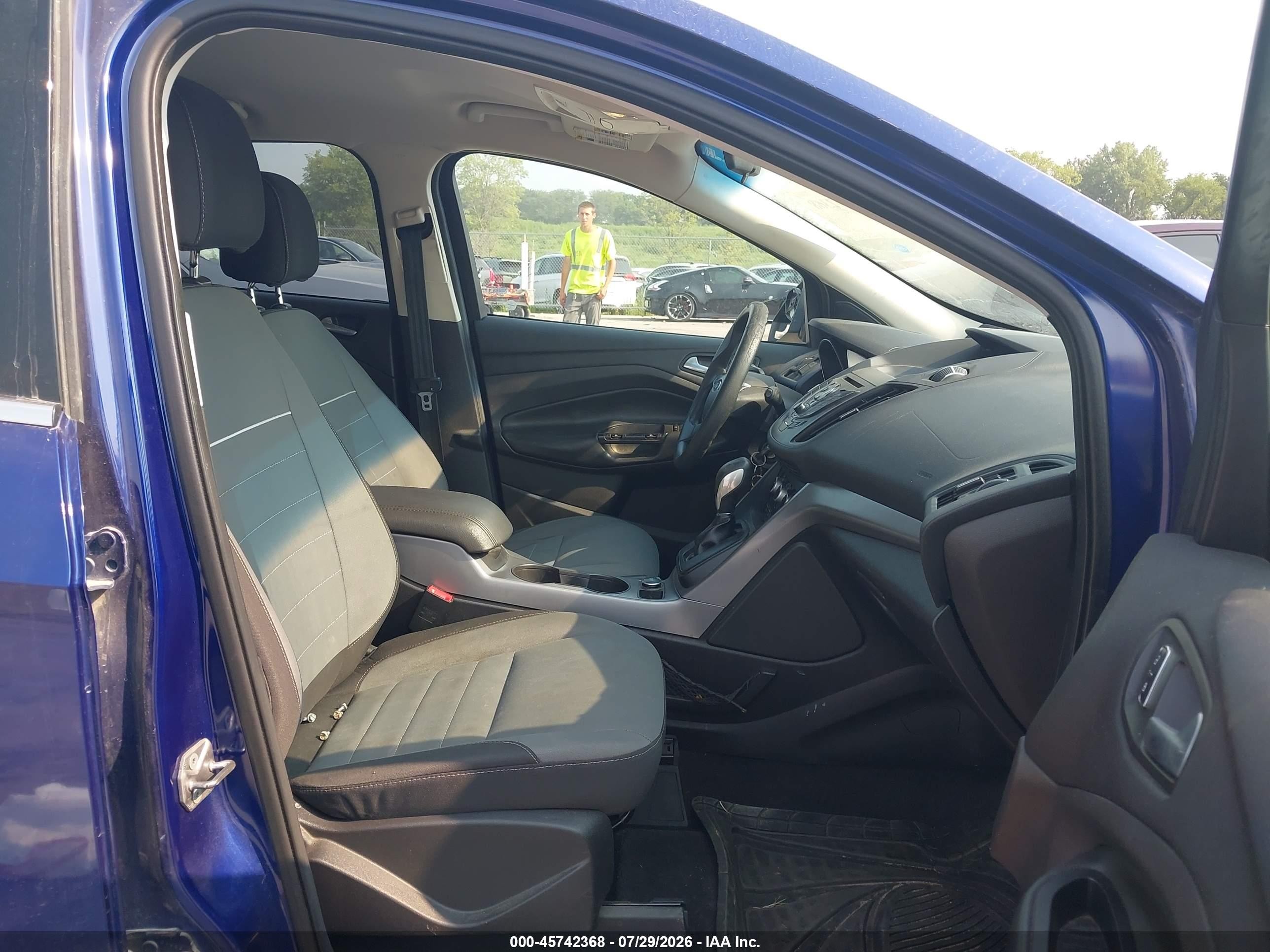 2015 Ford Escape Se Blue vin: 1FMCU0G70FUA28172