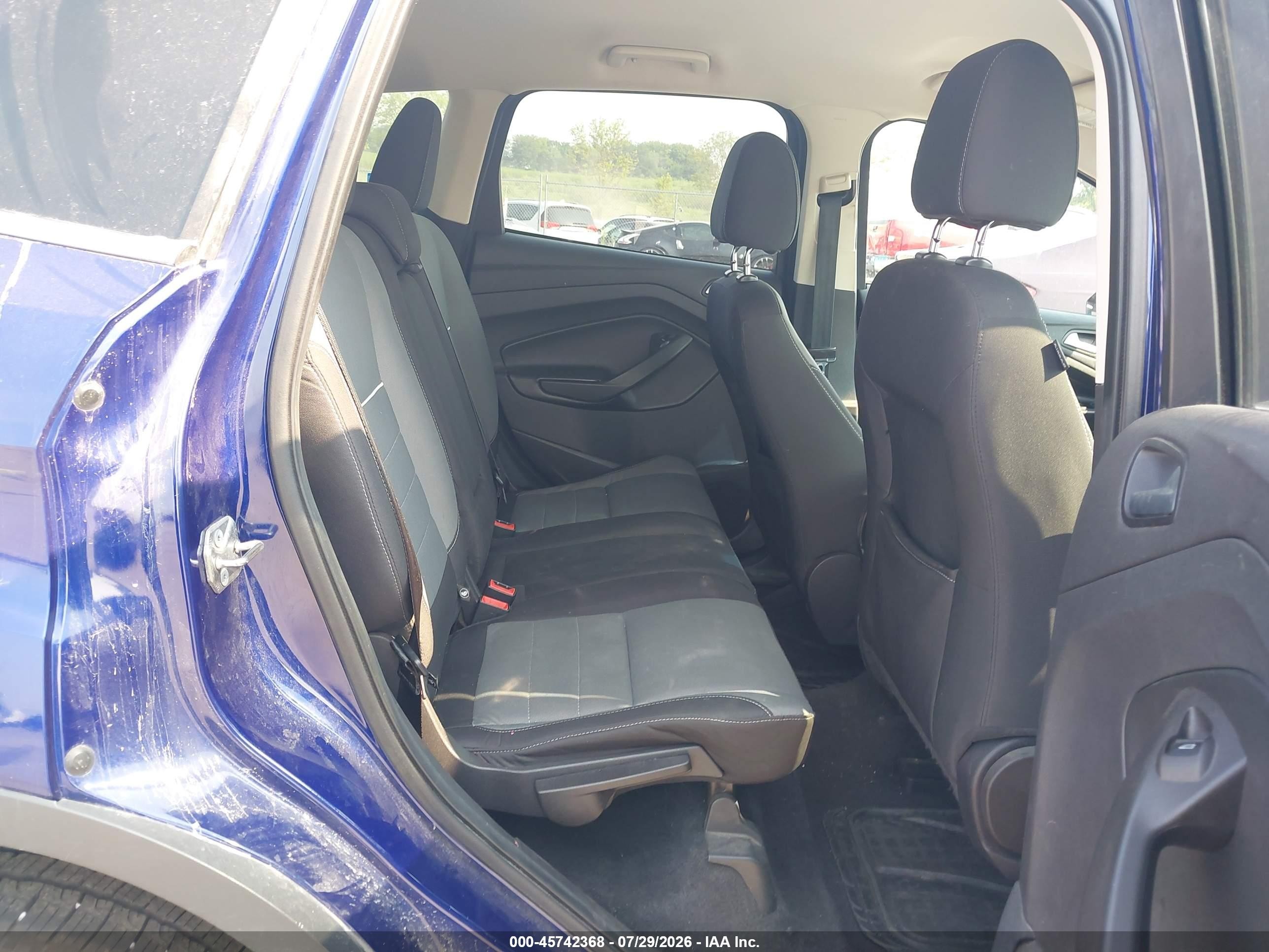 2015 Ford Escape Se Blue vin: 1FMCU0G70FUA28172