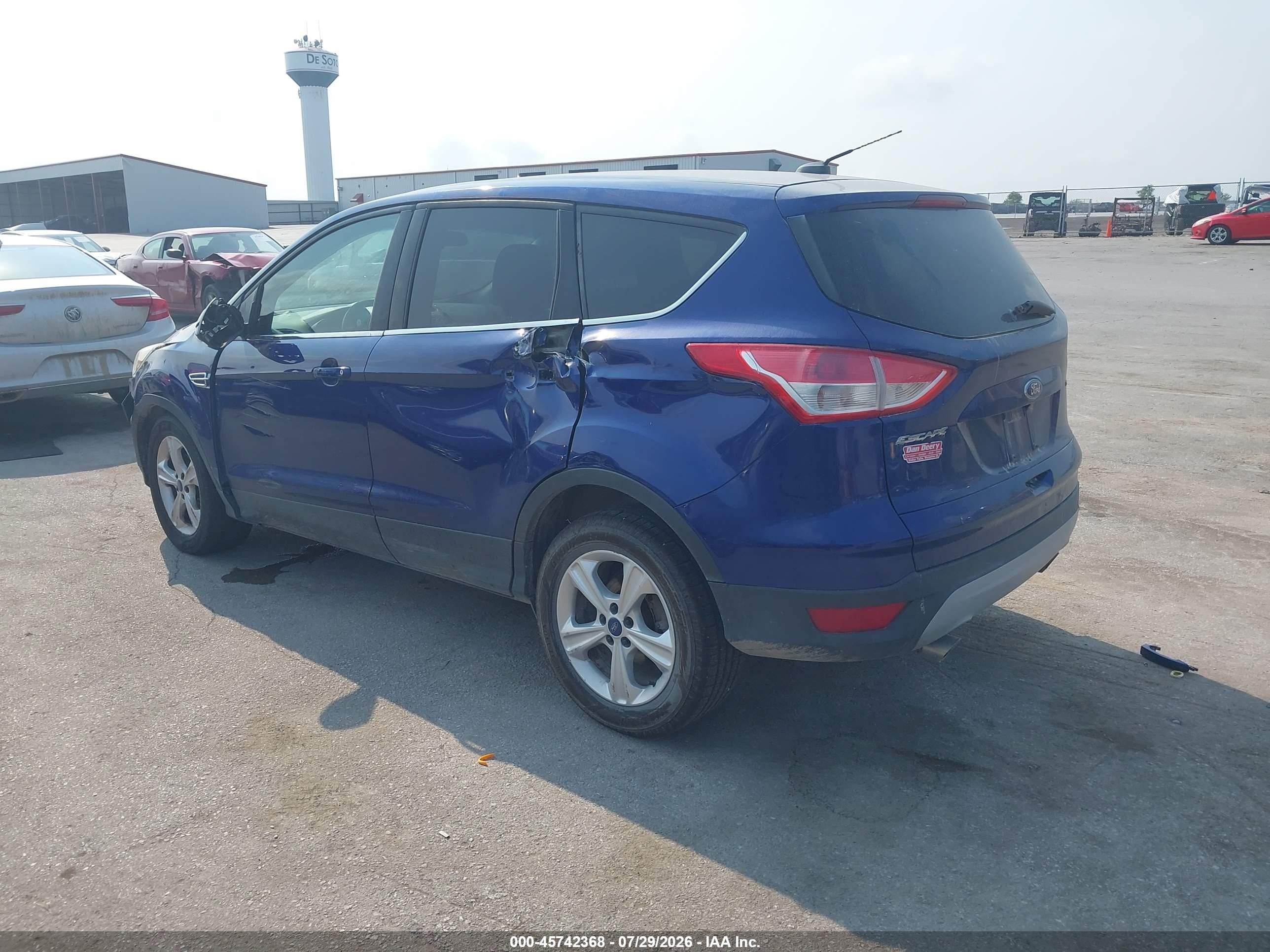 2015 Ford Escape Se Blue vin: 1FMCU0G70FUA28172