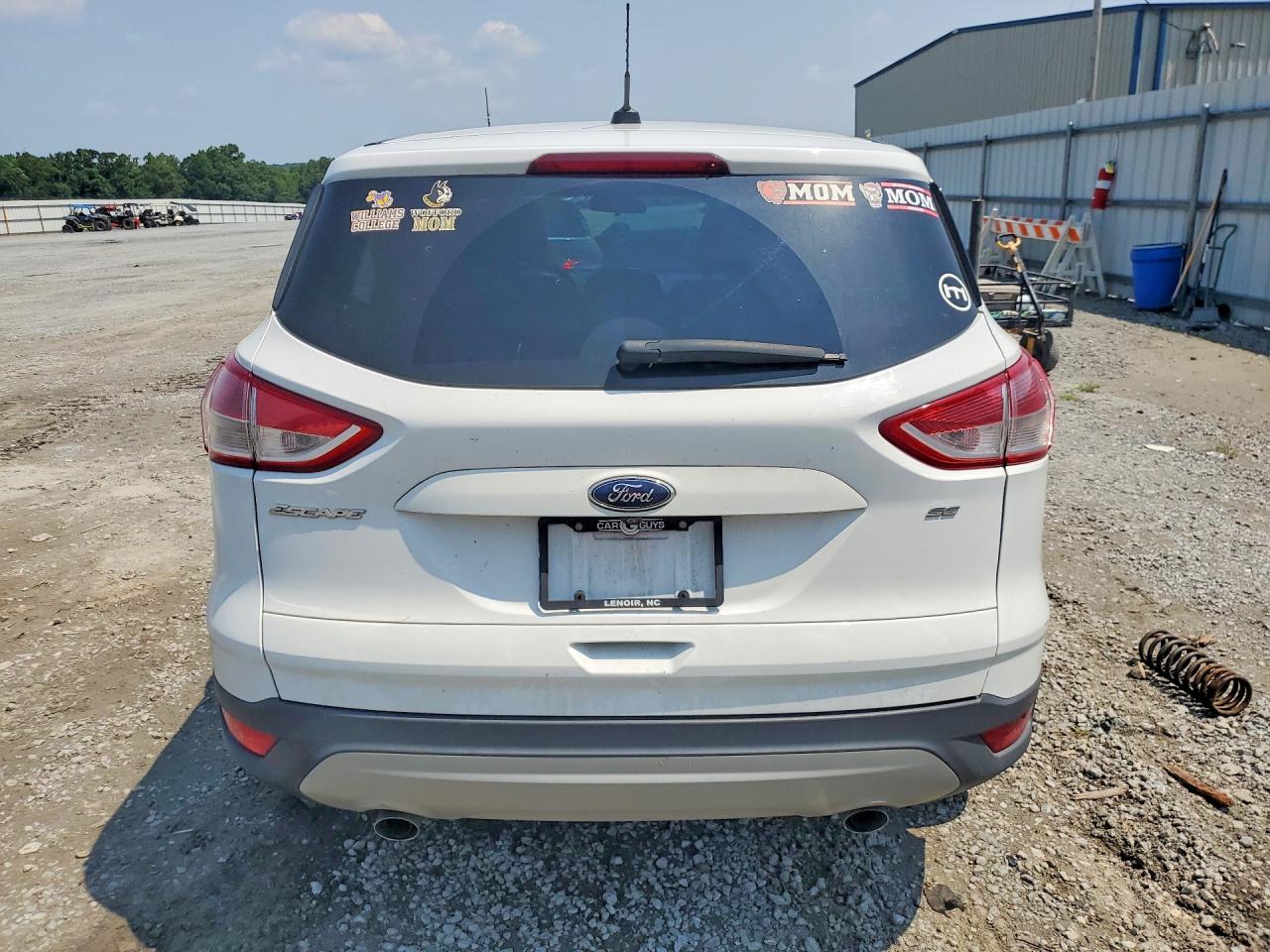 2015 Ford Escape Se White vin: 1FMCU0G70FUA87464