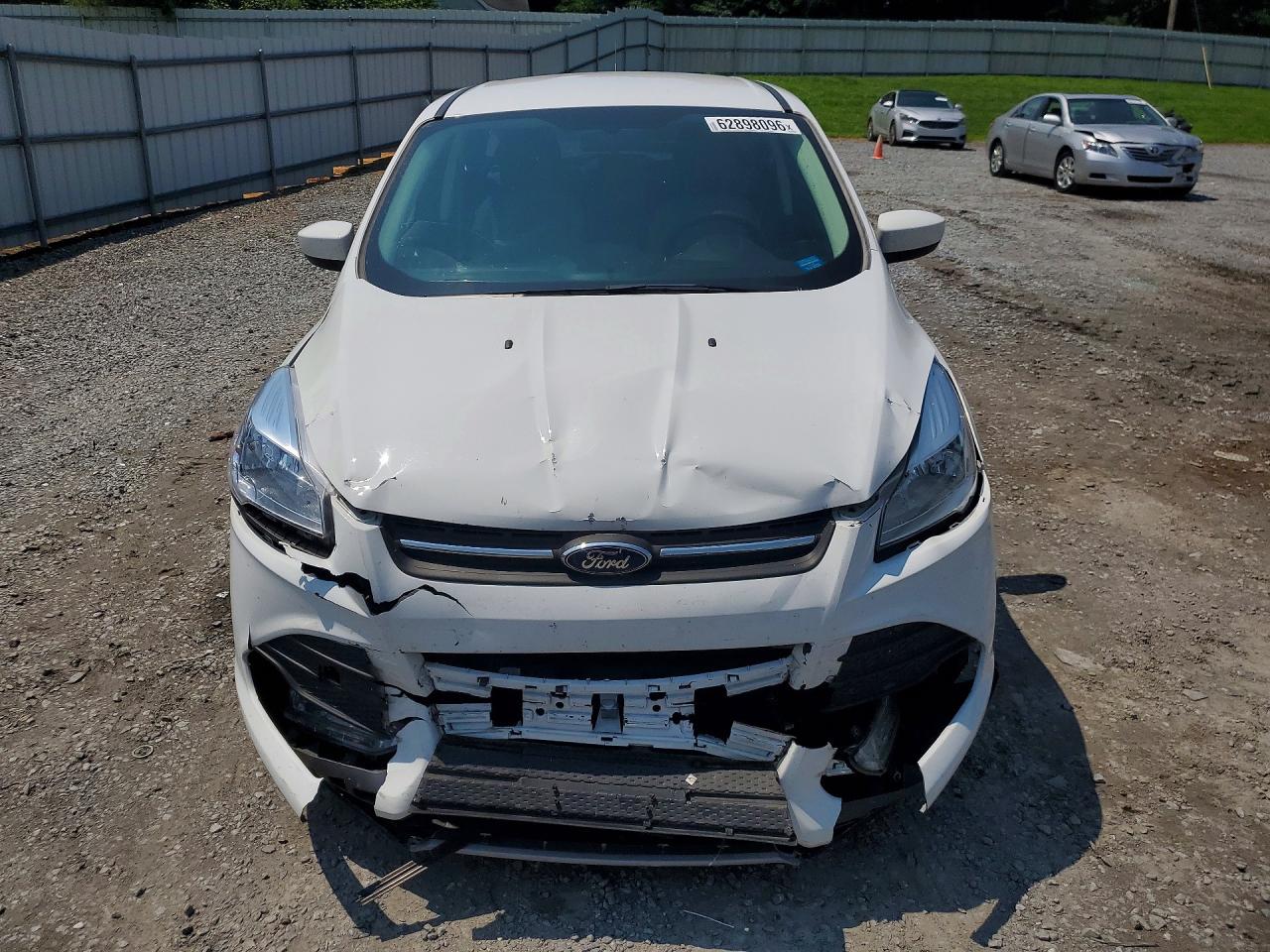 2015 Ford Escape Se White vin: 1FMCU0G70FUA87464
