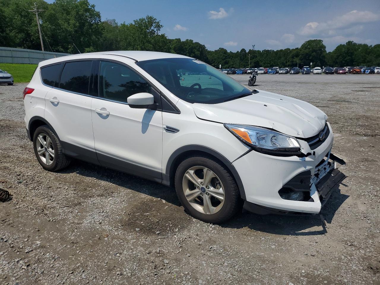 2015 Ford Escape Se White vin: 1FMCU0G70FUA87464