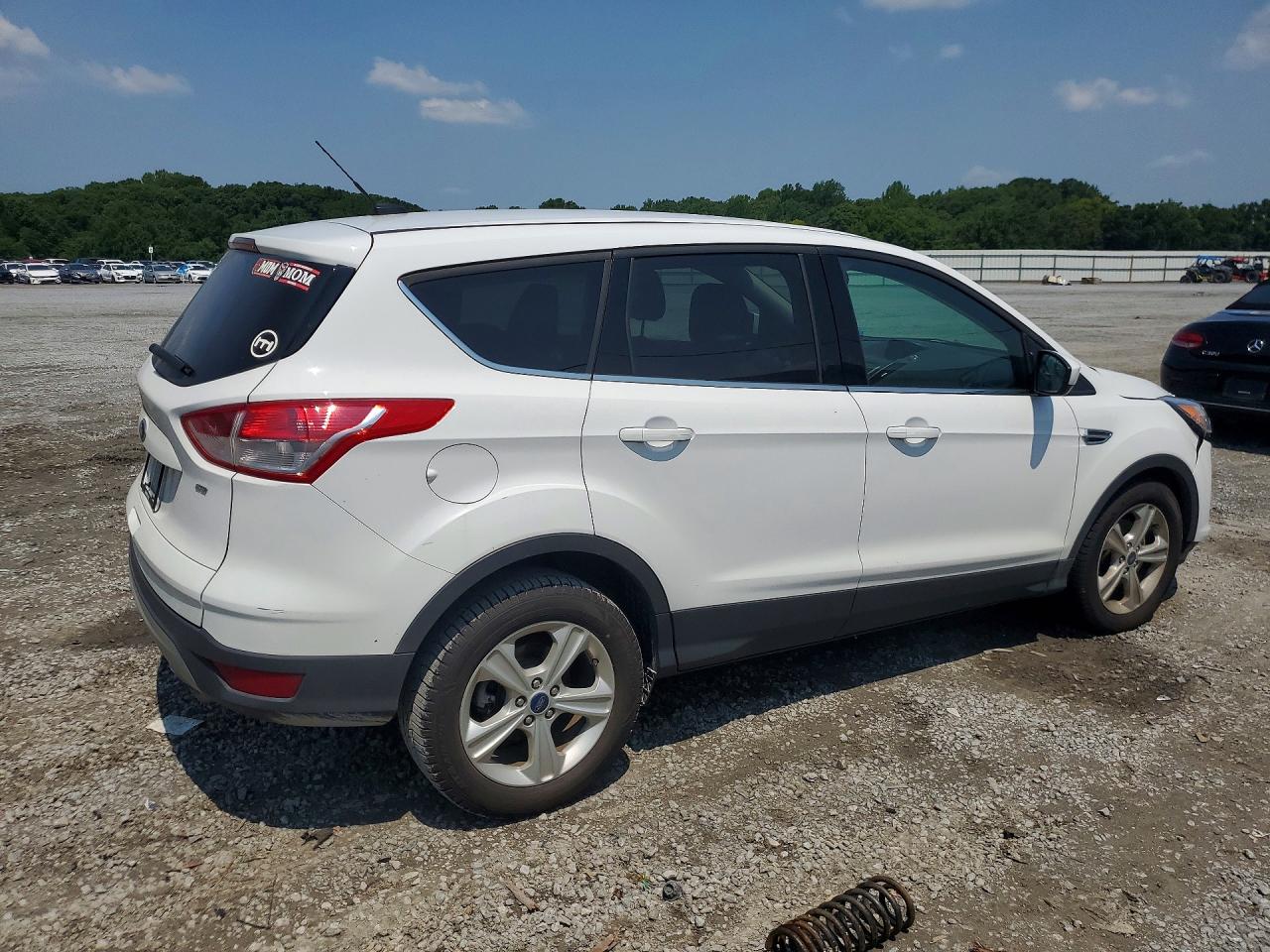 2015 Ford Escape Se White vin: 1FMCU0G70FUA87464