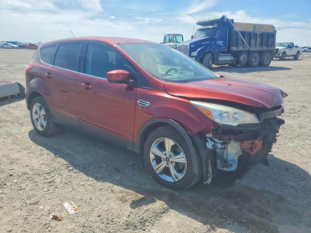 2015 Ford Escape Se Красный vin: 1FMCU0G70FUB36291
