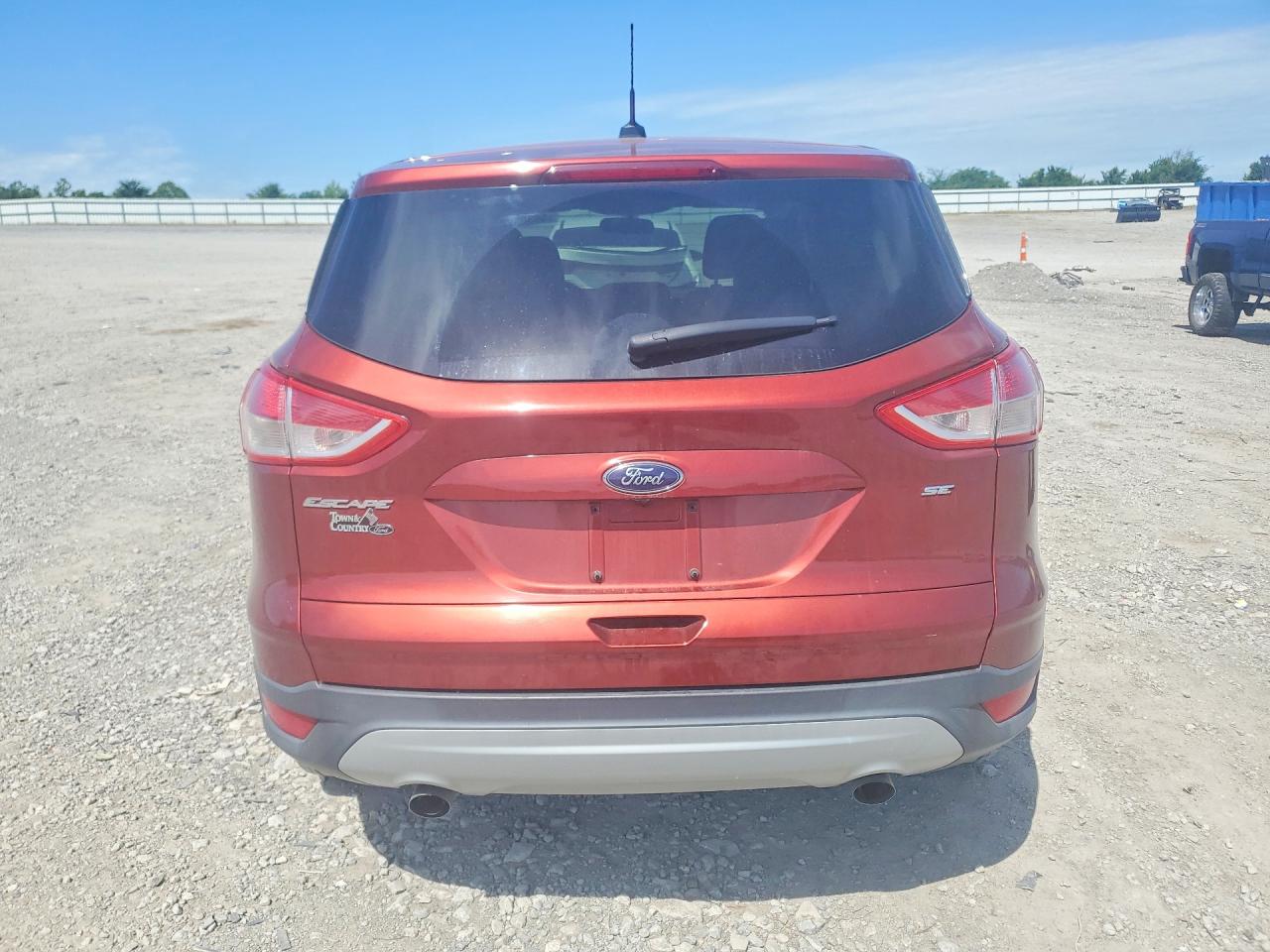 2015 Ford Escape Se Красный vin: 1FMCU0G70FUB36291