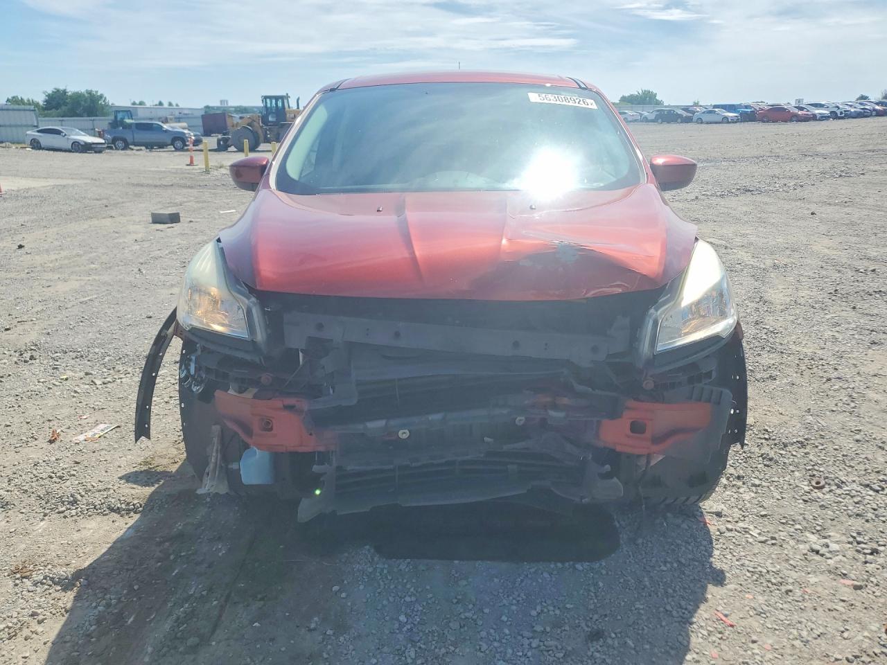 2015 Ford Escape Se Красный vin: 1FMCU0G70FUB36291