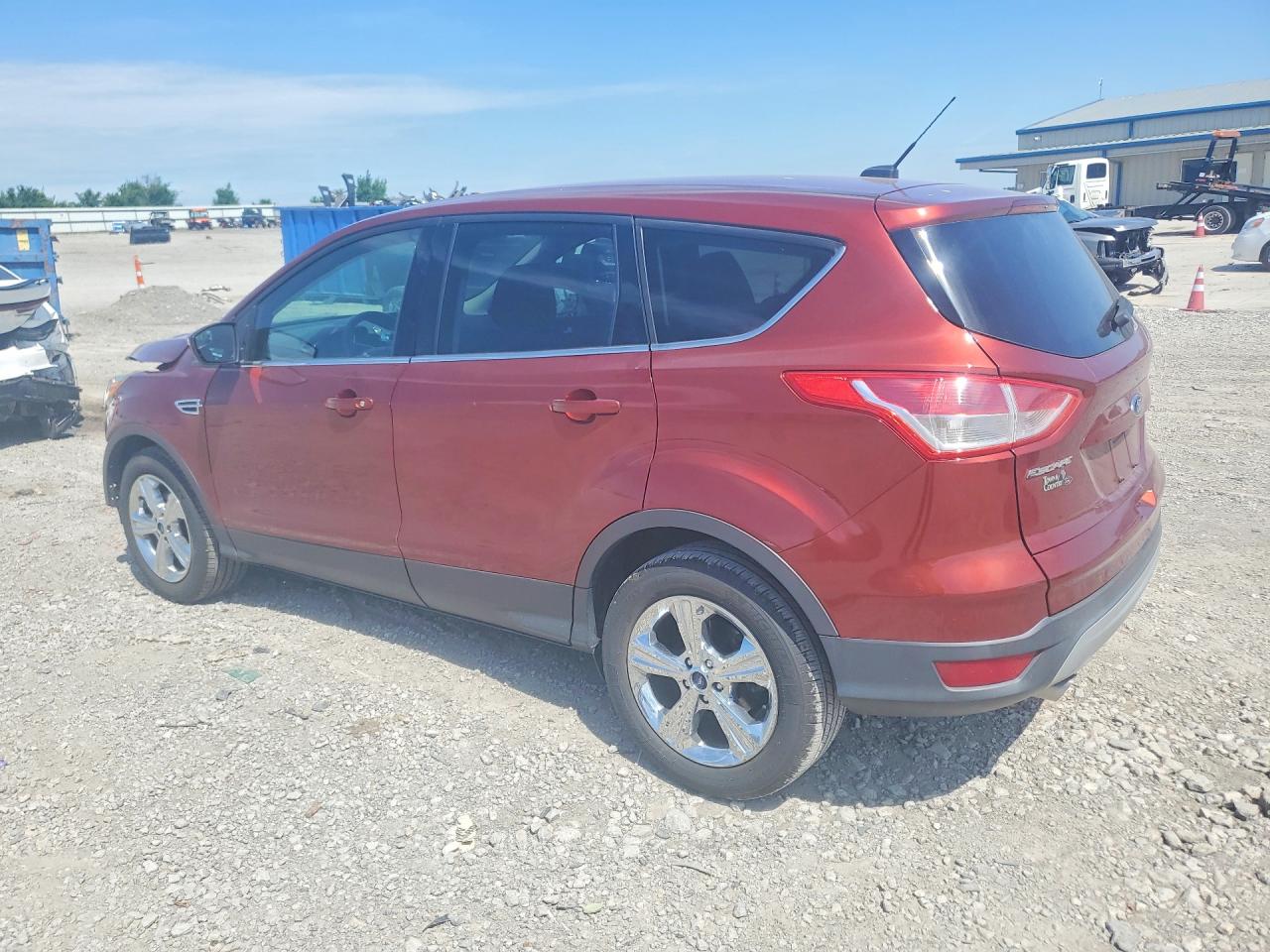 2015 Ford Escape Se Красный vin: 1FMCU0G70FUB36291