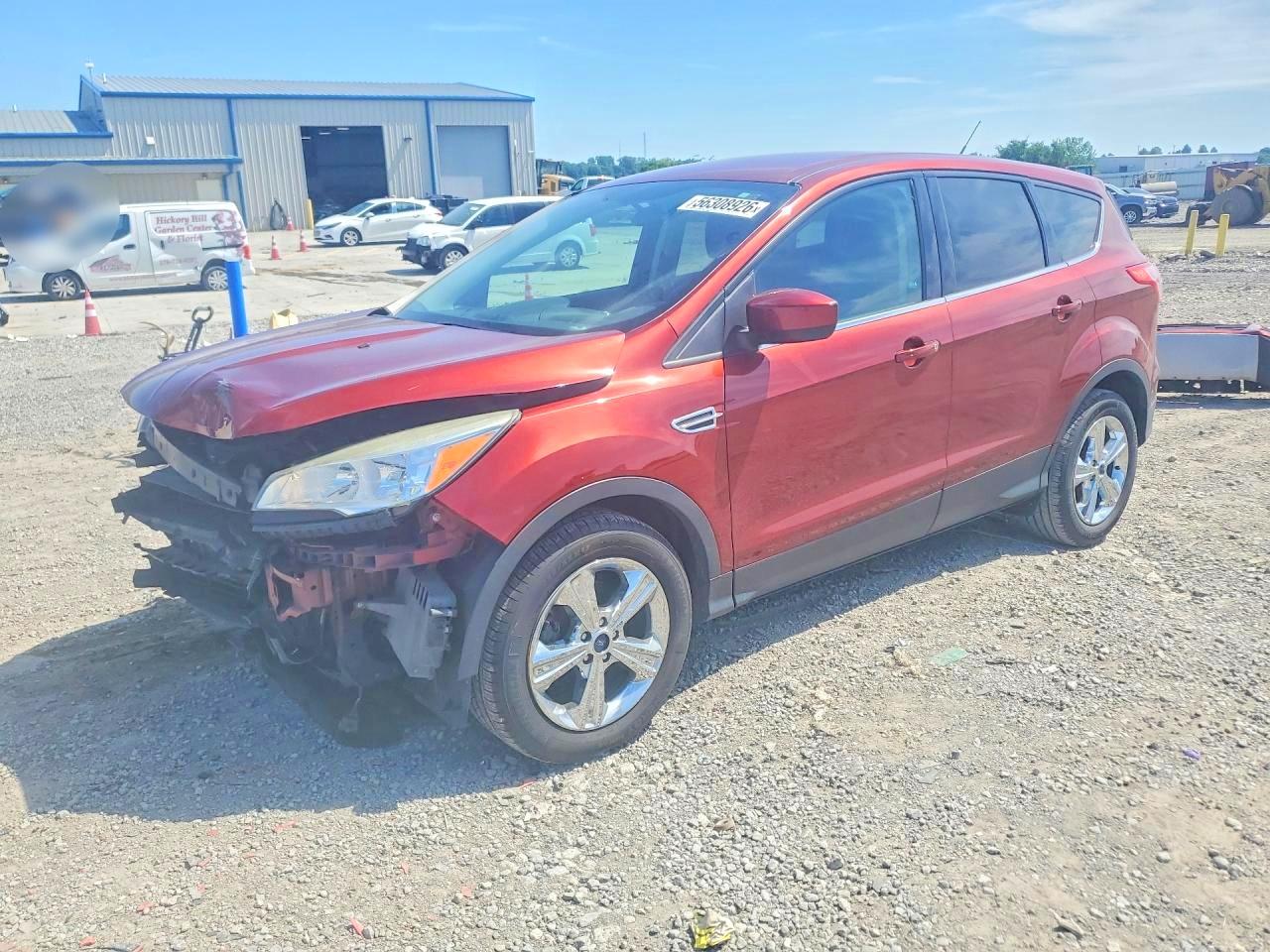 2015 Ford Escape Se Красный vin: 1FMCU0G70FUB36291