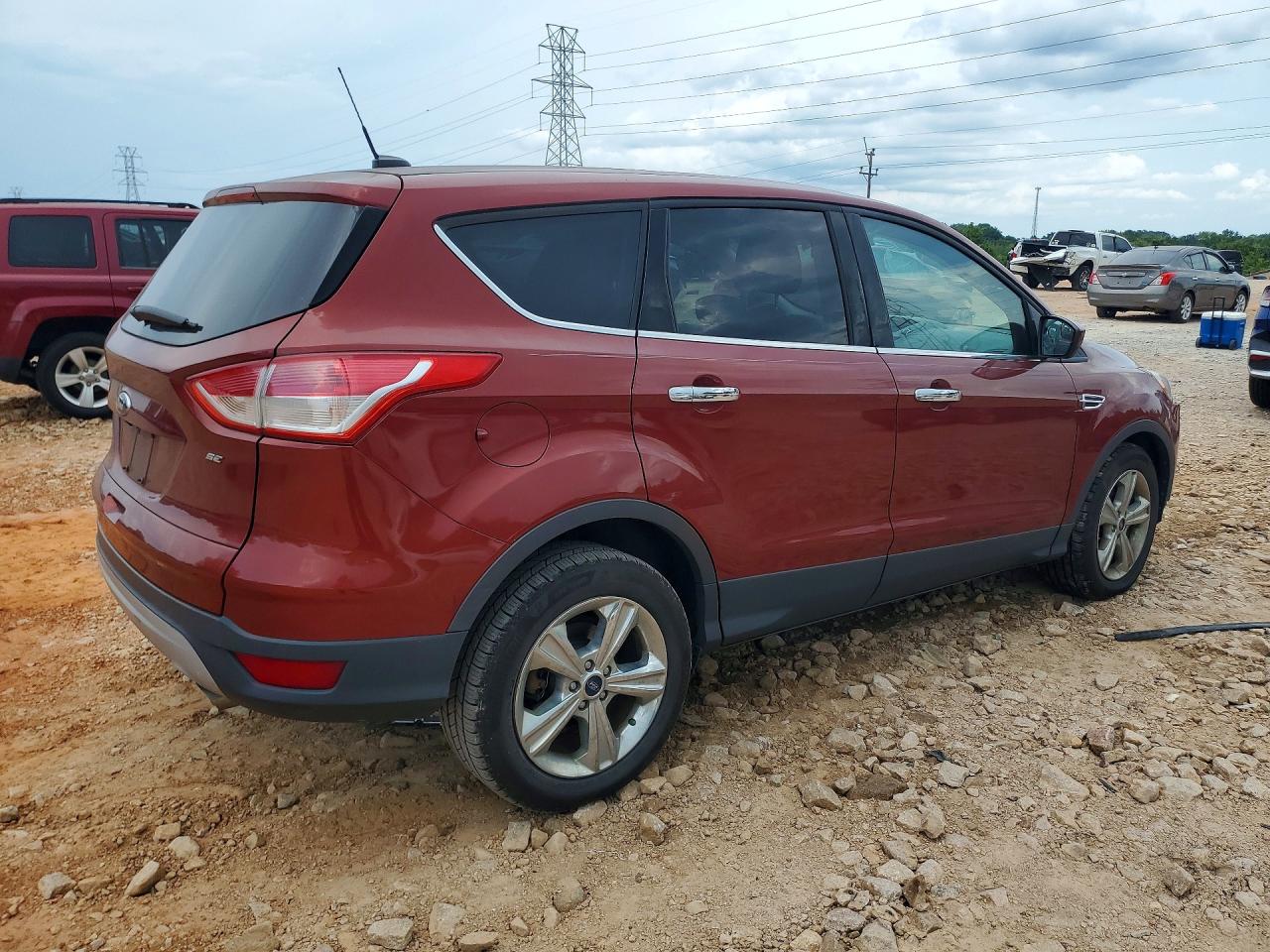 2015 Ford Escape Se Red vin: 1FMCU0G70FUC60285