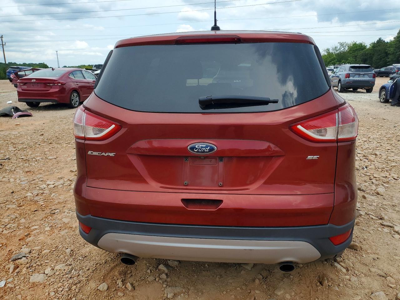 2015 Ford Escape Se Red vin: 1FMCU0G70FUC60285