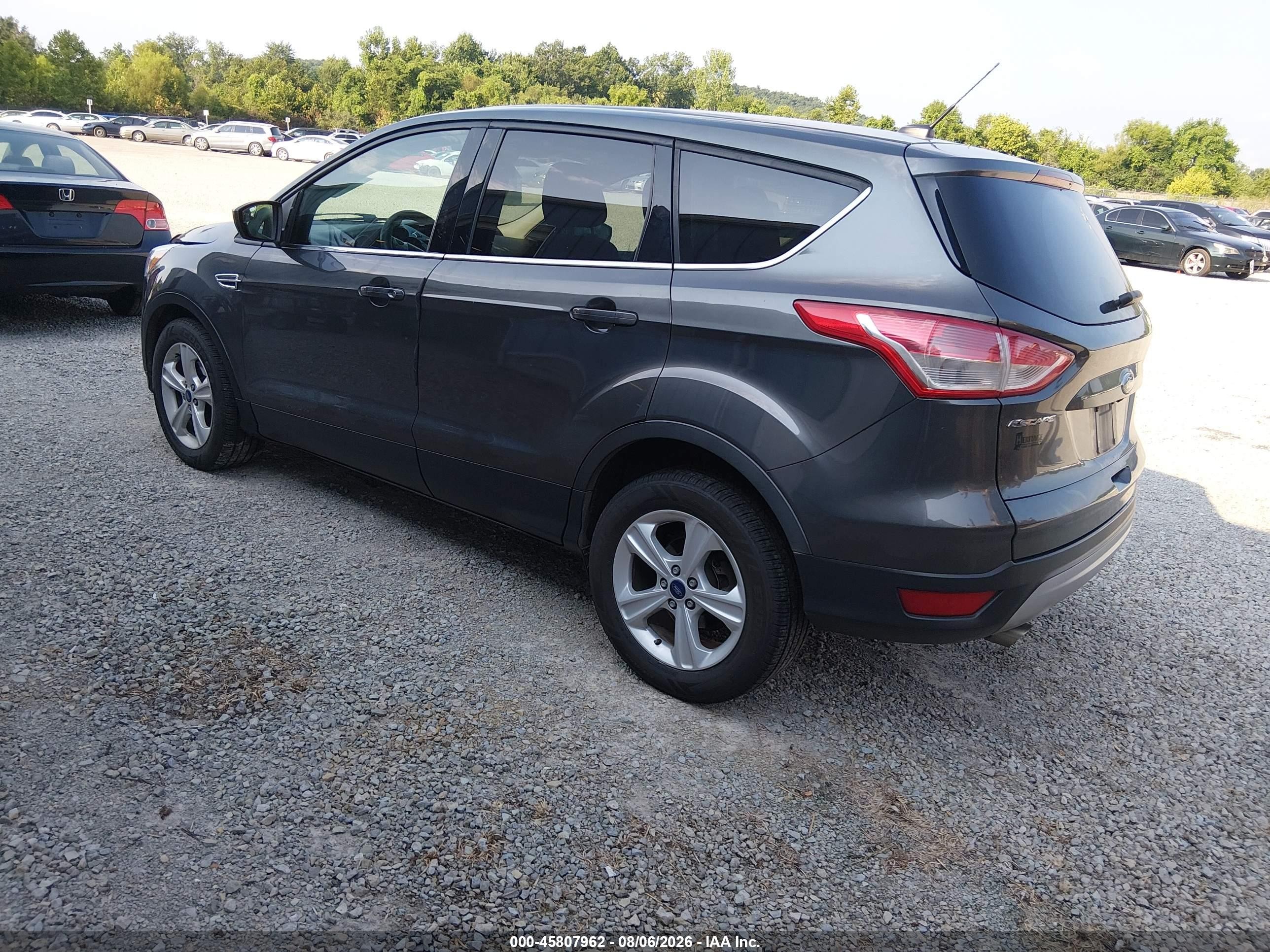 2015 Ford Escape Se Gray vin: 1FMCU0G71FUA50231